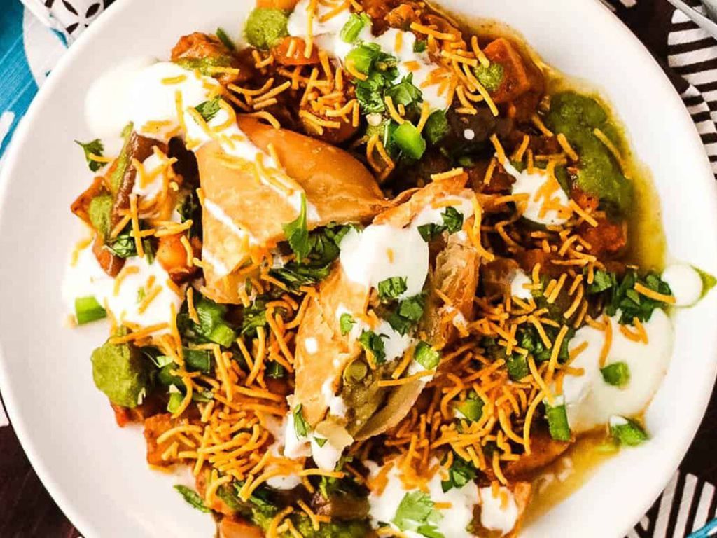 Samosa Chaat (Small  Tray)