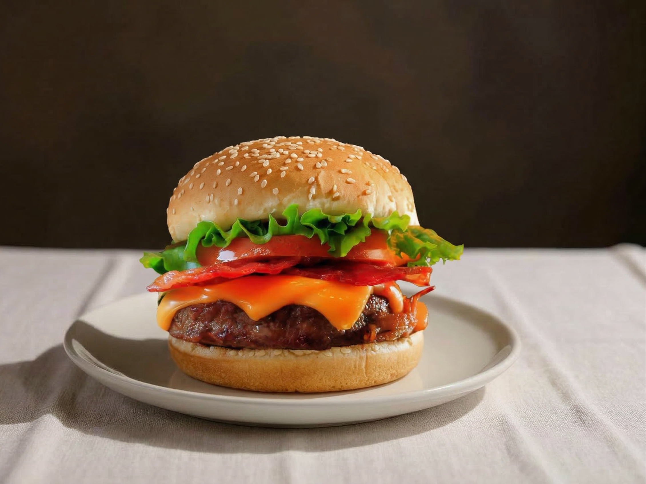 Bacon Cheese Burger.