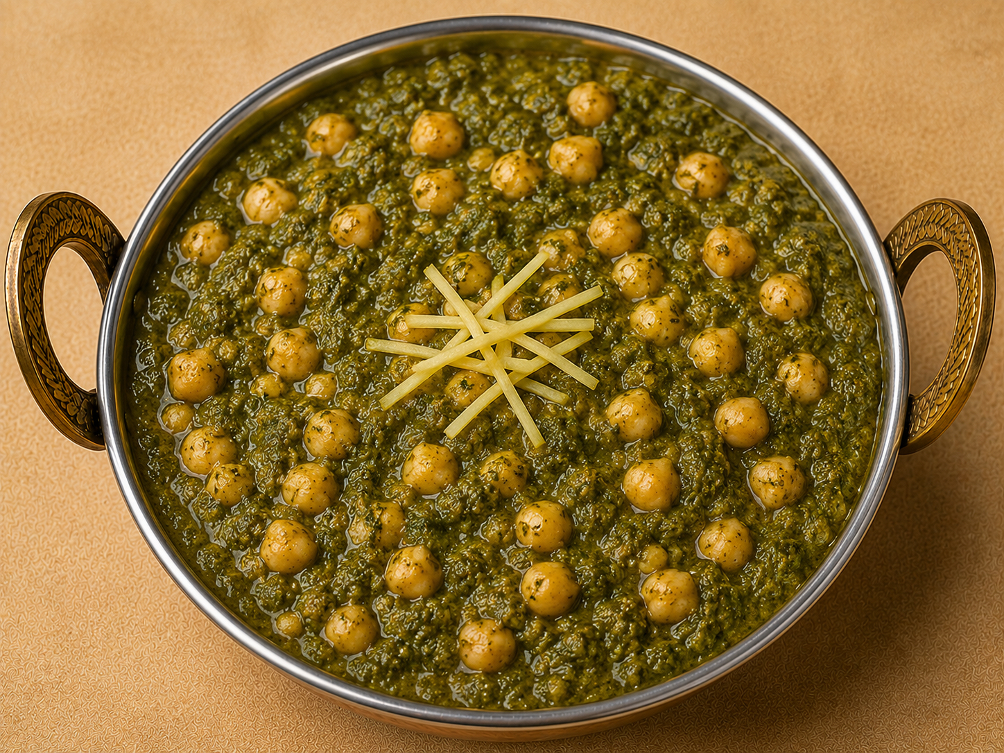 Saag Chana (Saag Cholle).