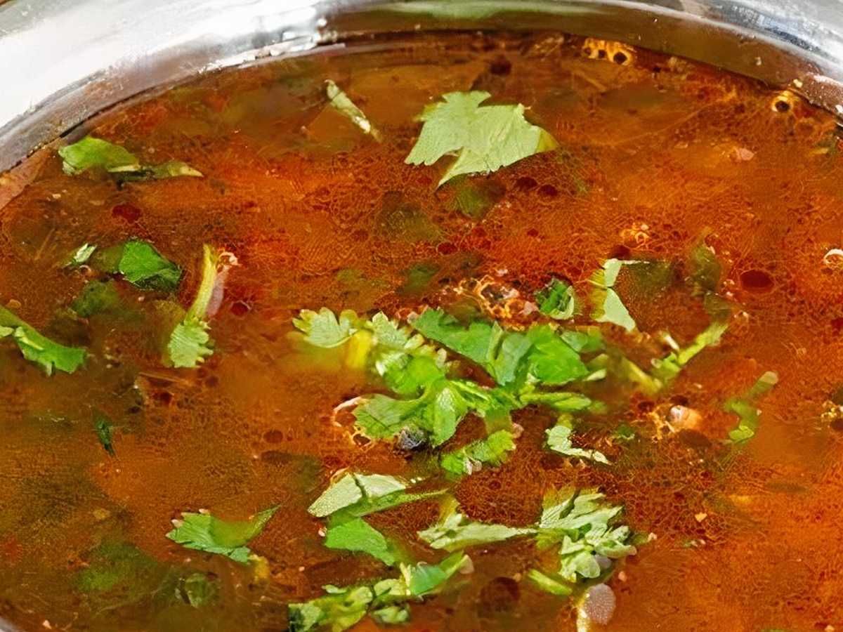 Tomato Rasam.