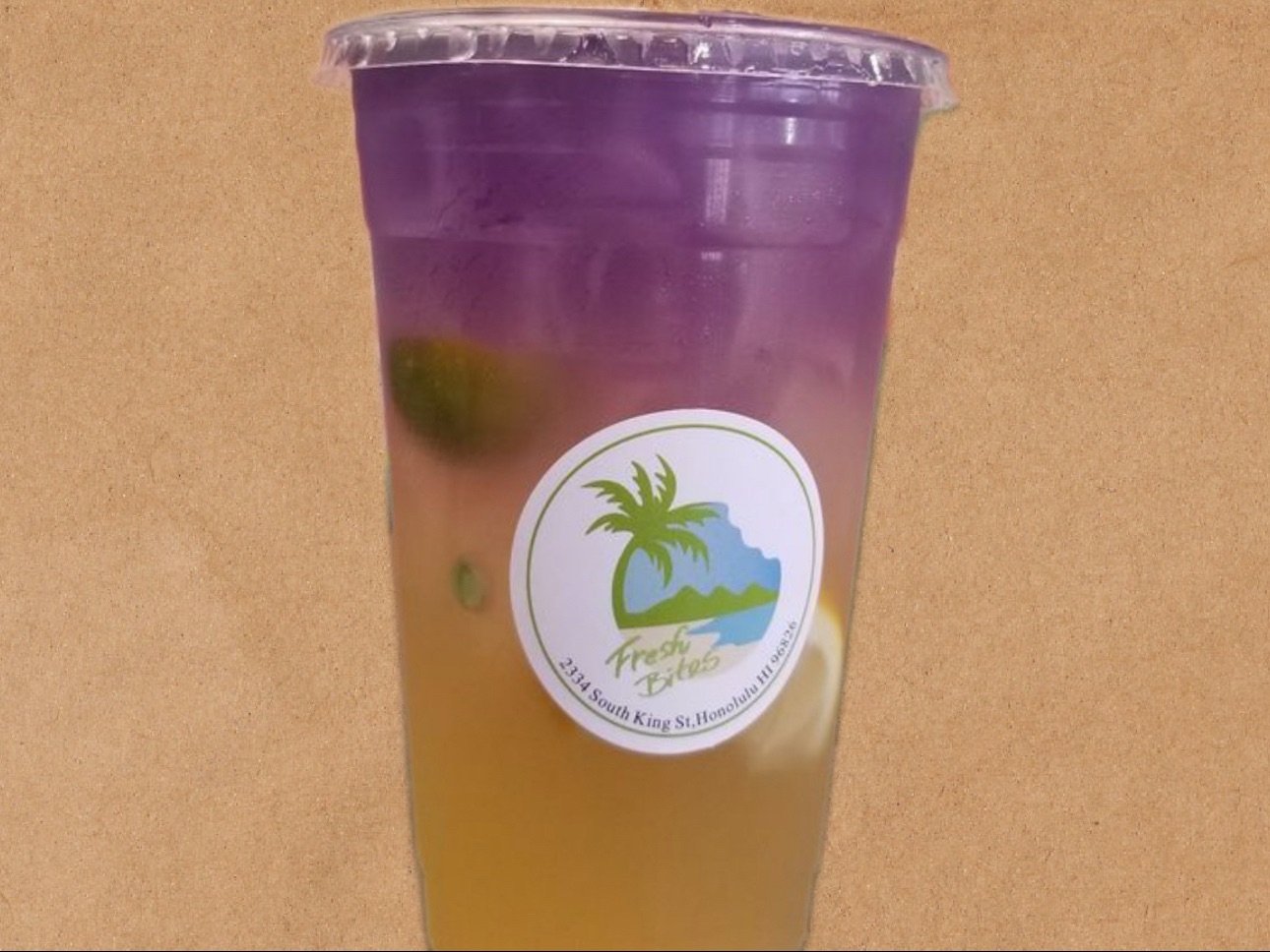 Butterfly Pea Honey Lemonade.
