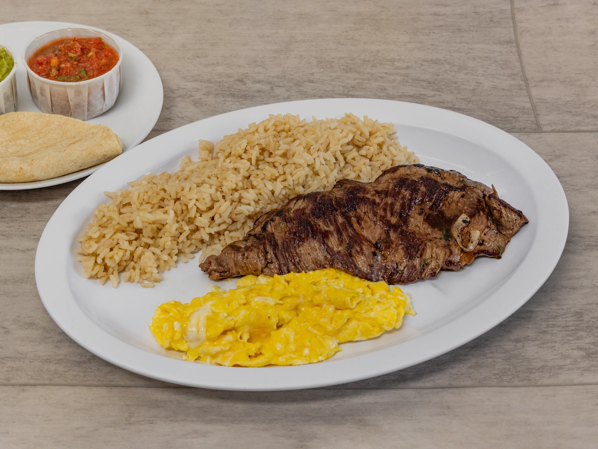 Carne Asada& Eggs.