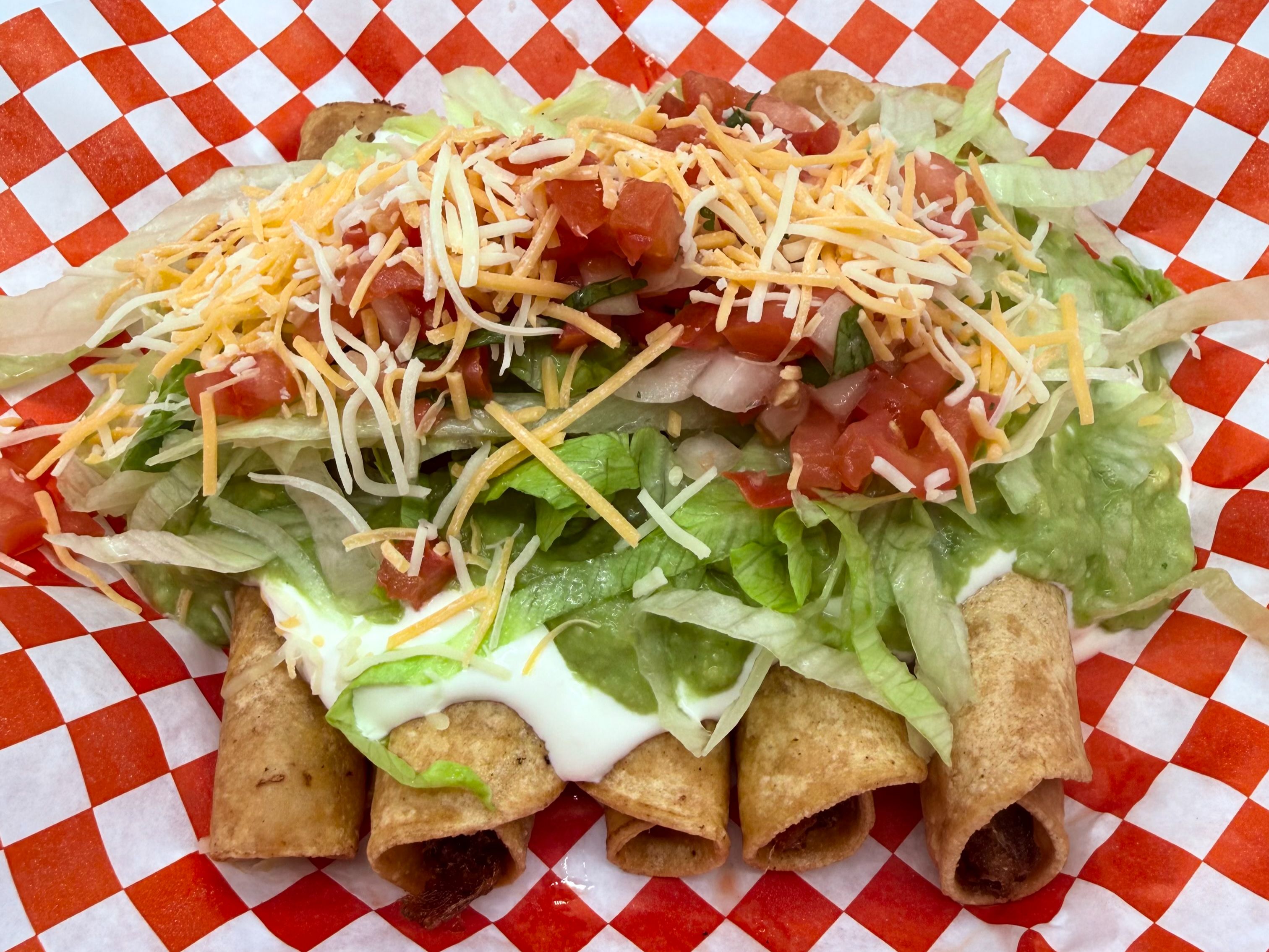 5 Rolled Tacos