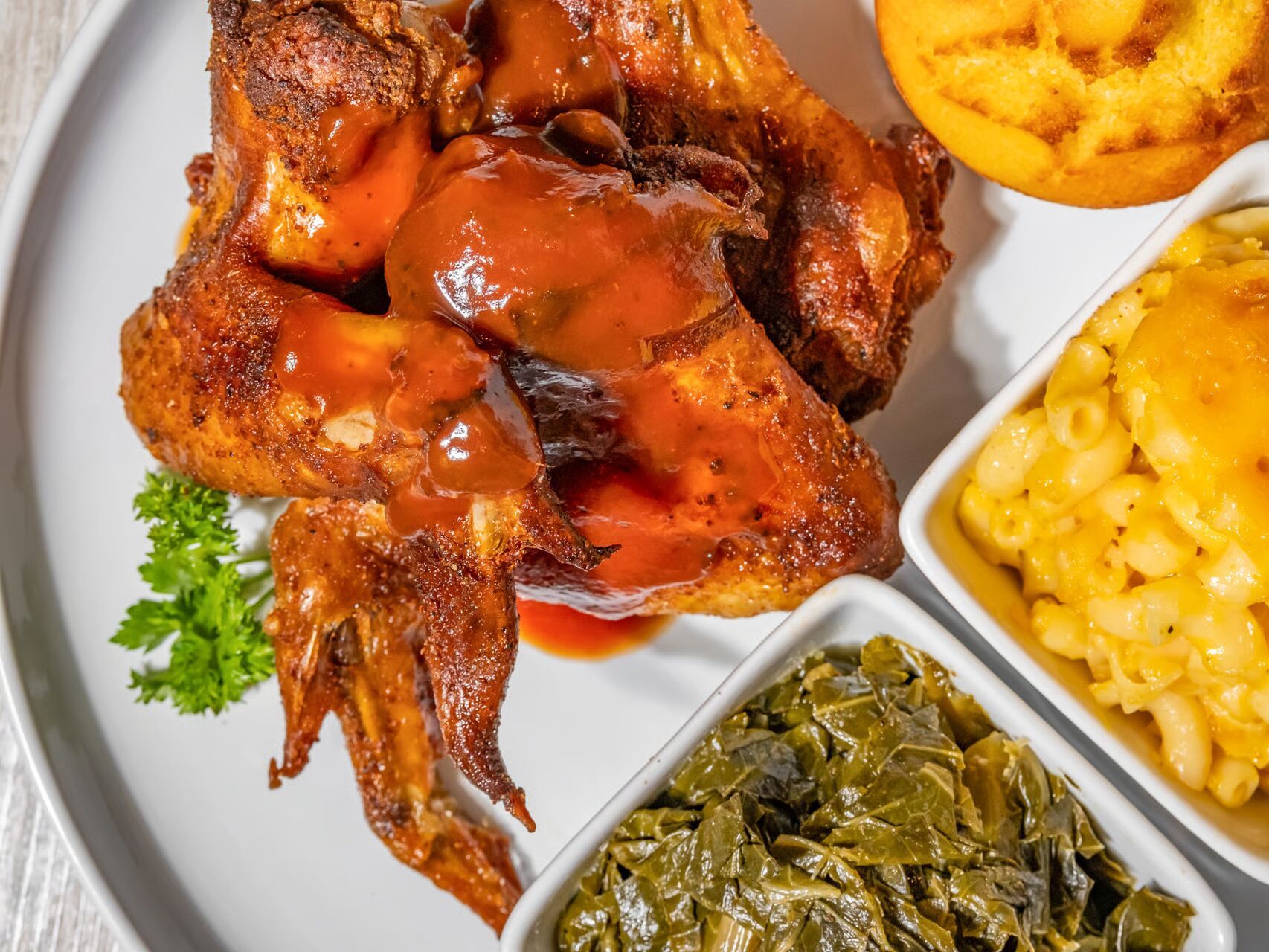 Smoked Wings W/8oz BBQ Sauce (Quantity 20) Pan