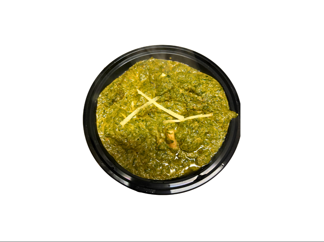 8.Aloo Saag (Palak).
