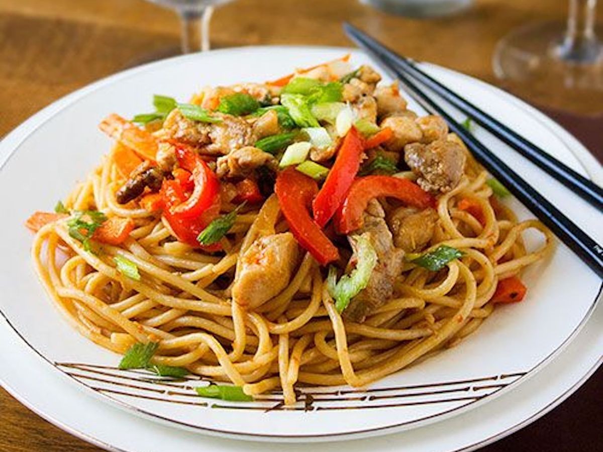 Chicken Szechuan Noodles.