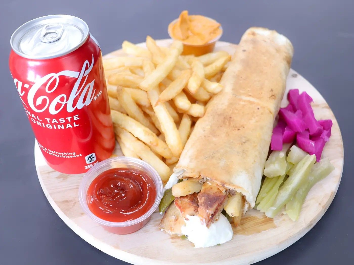 Chicken Shawarma Sandwich.