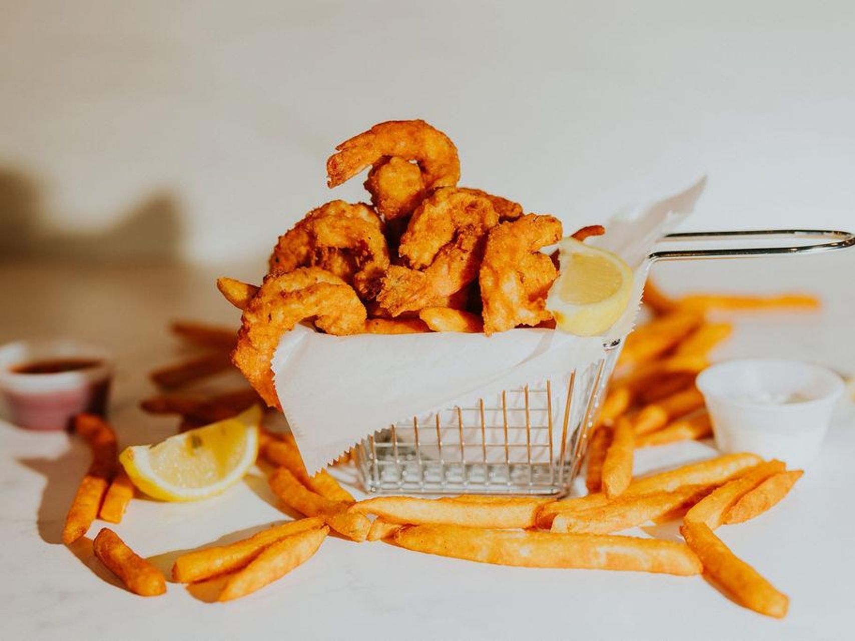 FRIED SHRIMP BASKET - 10 PCS.