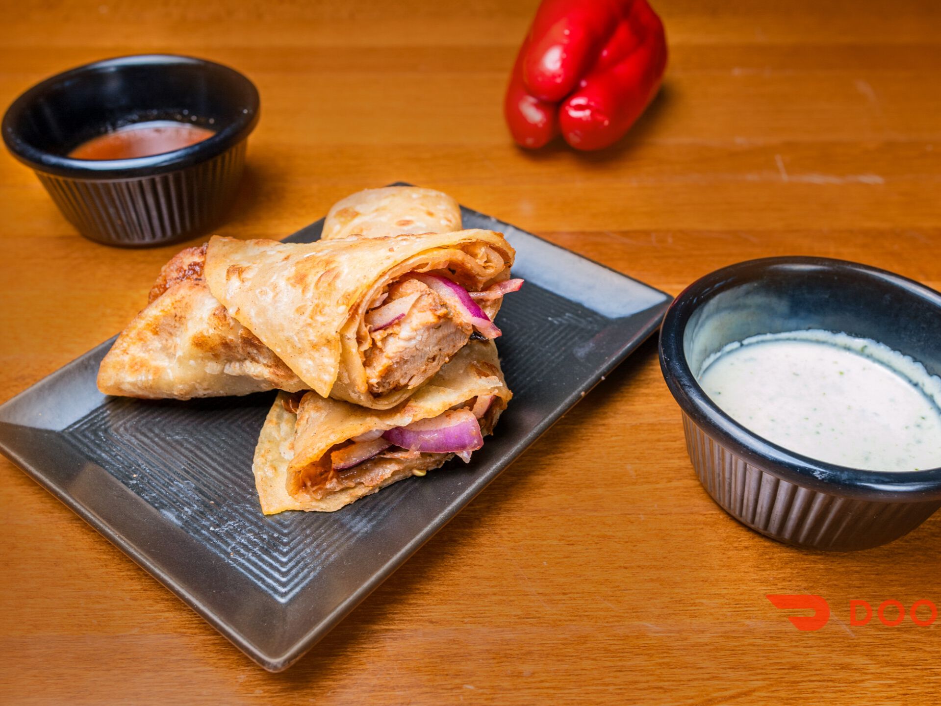 Chicken Malaee roll.