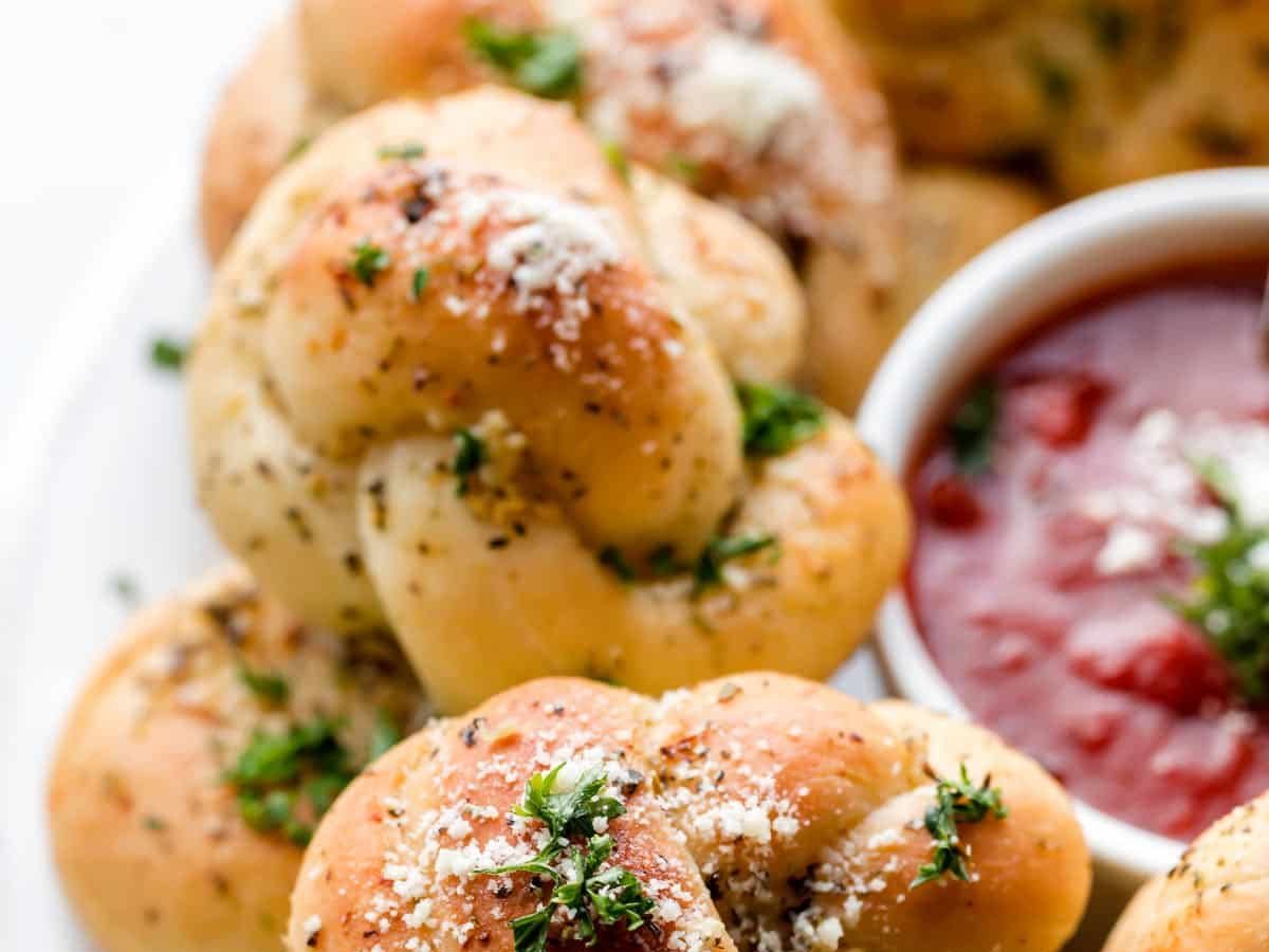 Delicious Garlic Knots Await