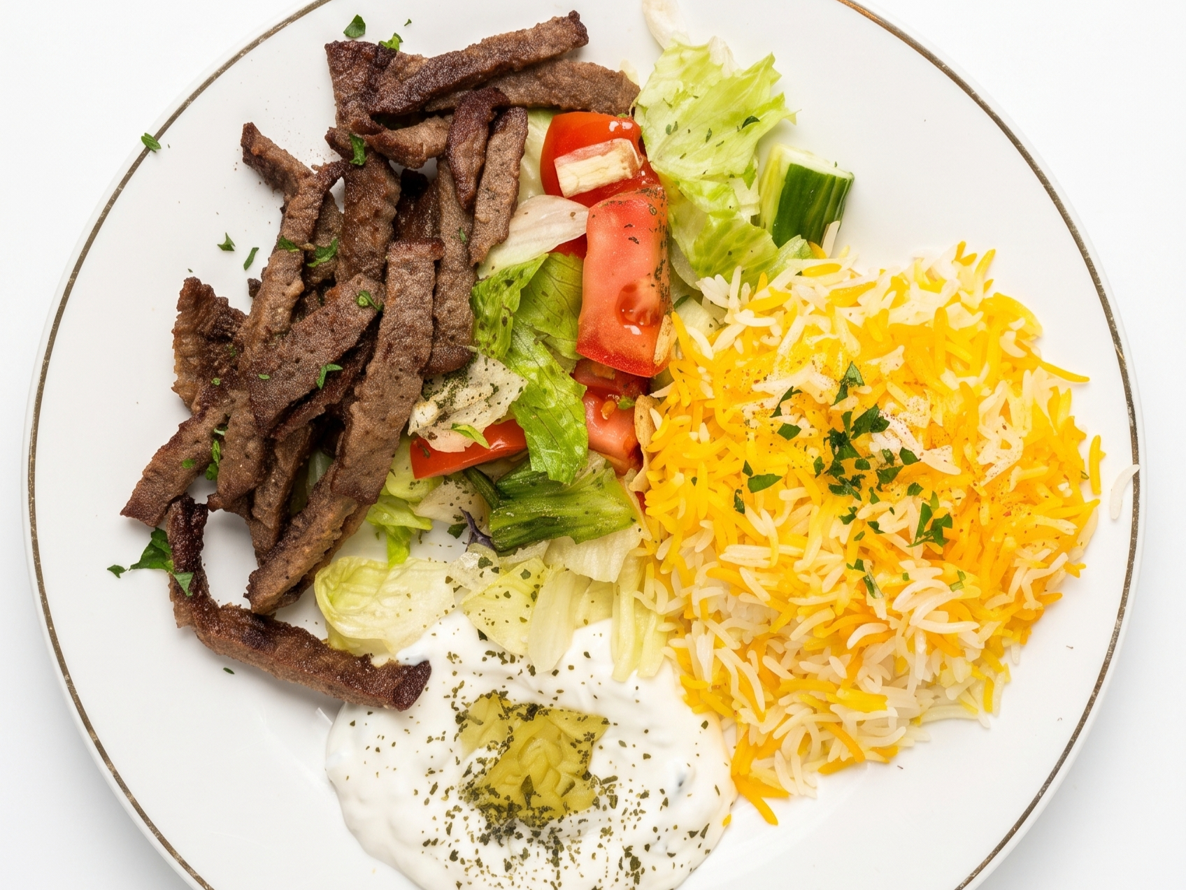 Lunch Gyros.