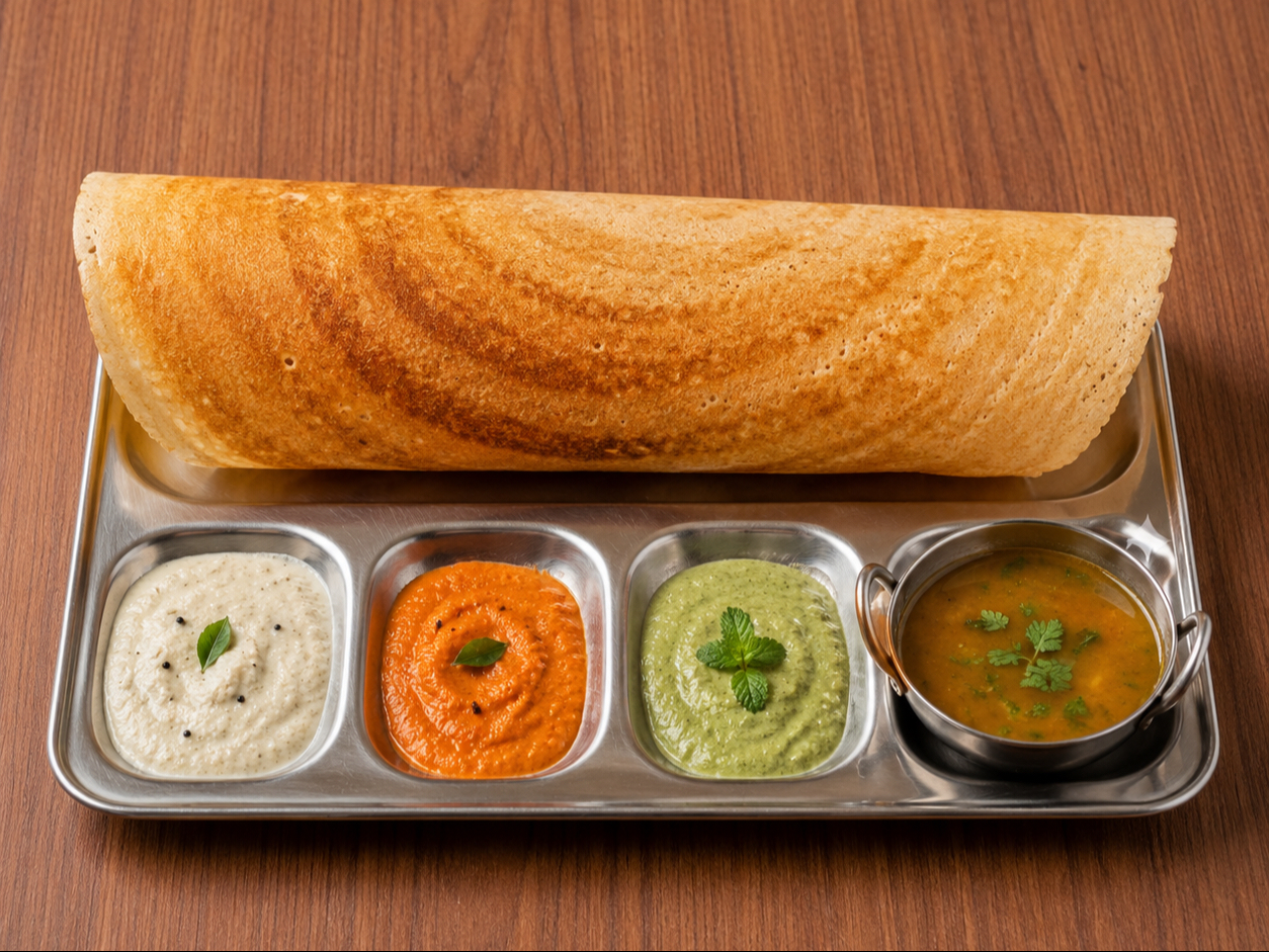 Ghee Podi Dosa.