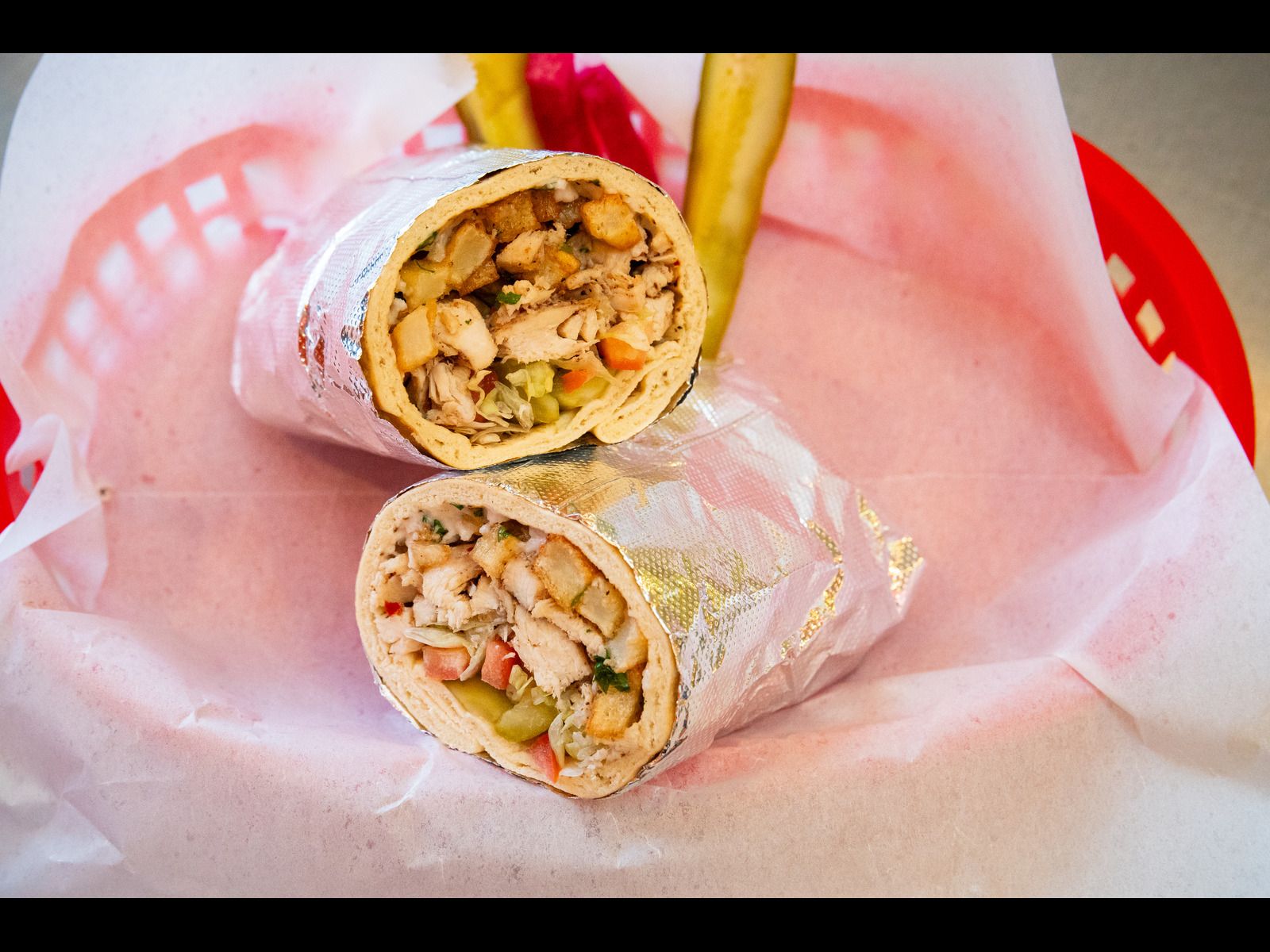 Chicken Kabob Wrap