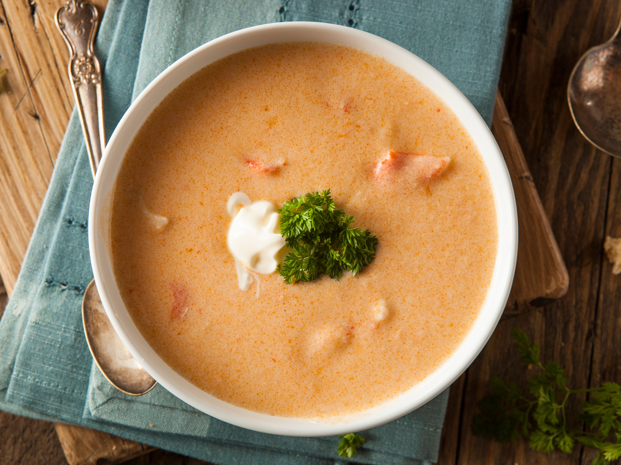 Bowl Lobster Bisque.
