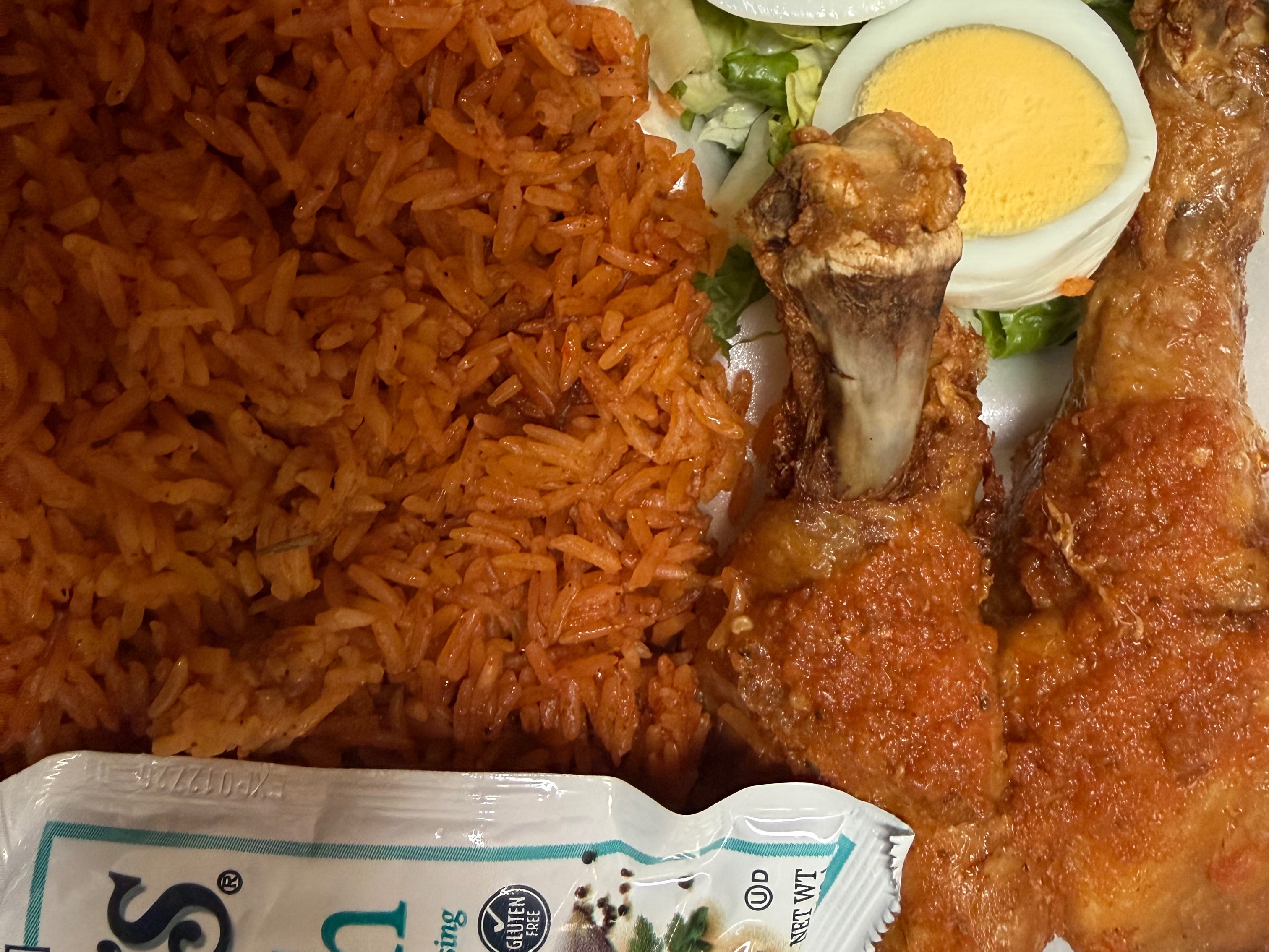Jollof w/ Chicken.