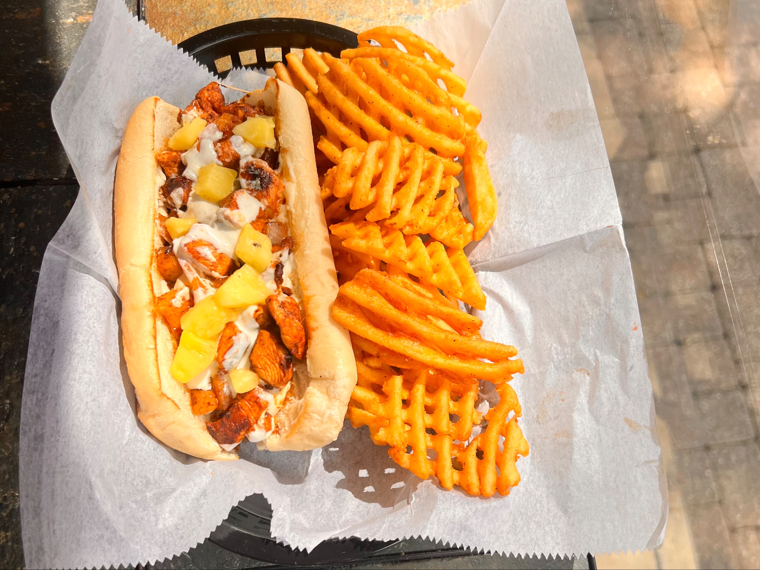 Al Pastor Chicken Grinder Combo.