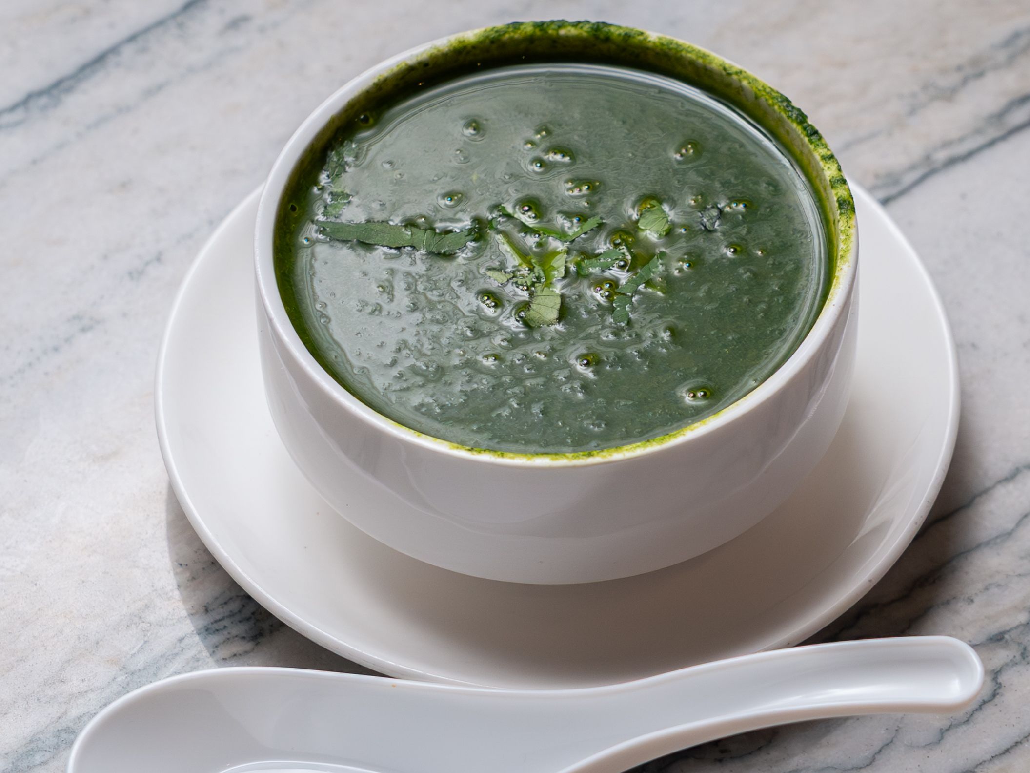 Spinach & Tofu Soup.