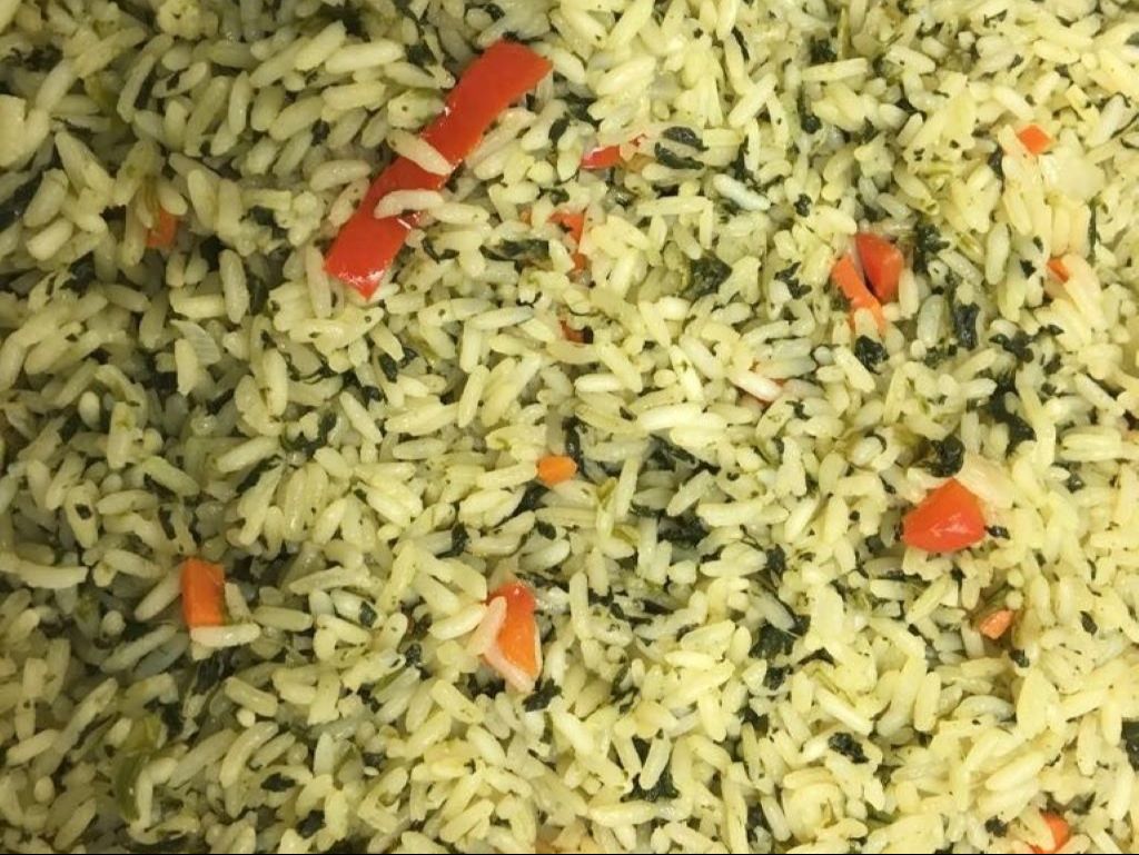 Spinach Rice side order.