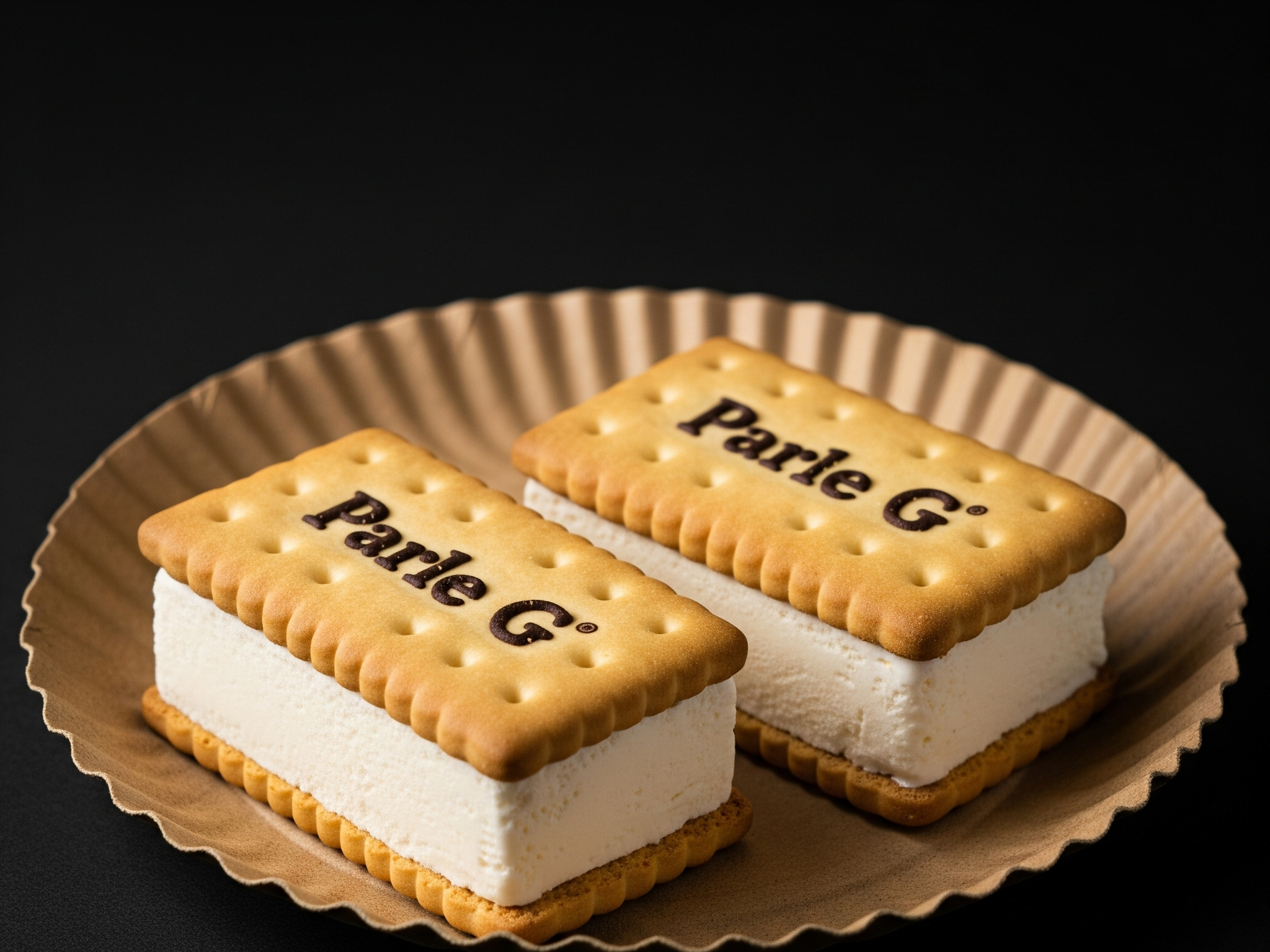 Parle G Ice Cream Sandwich.
