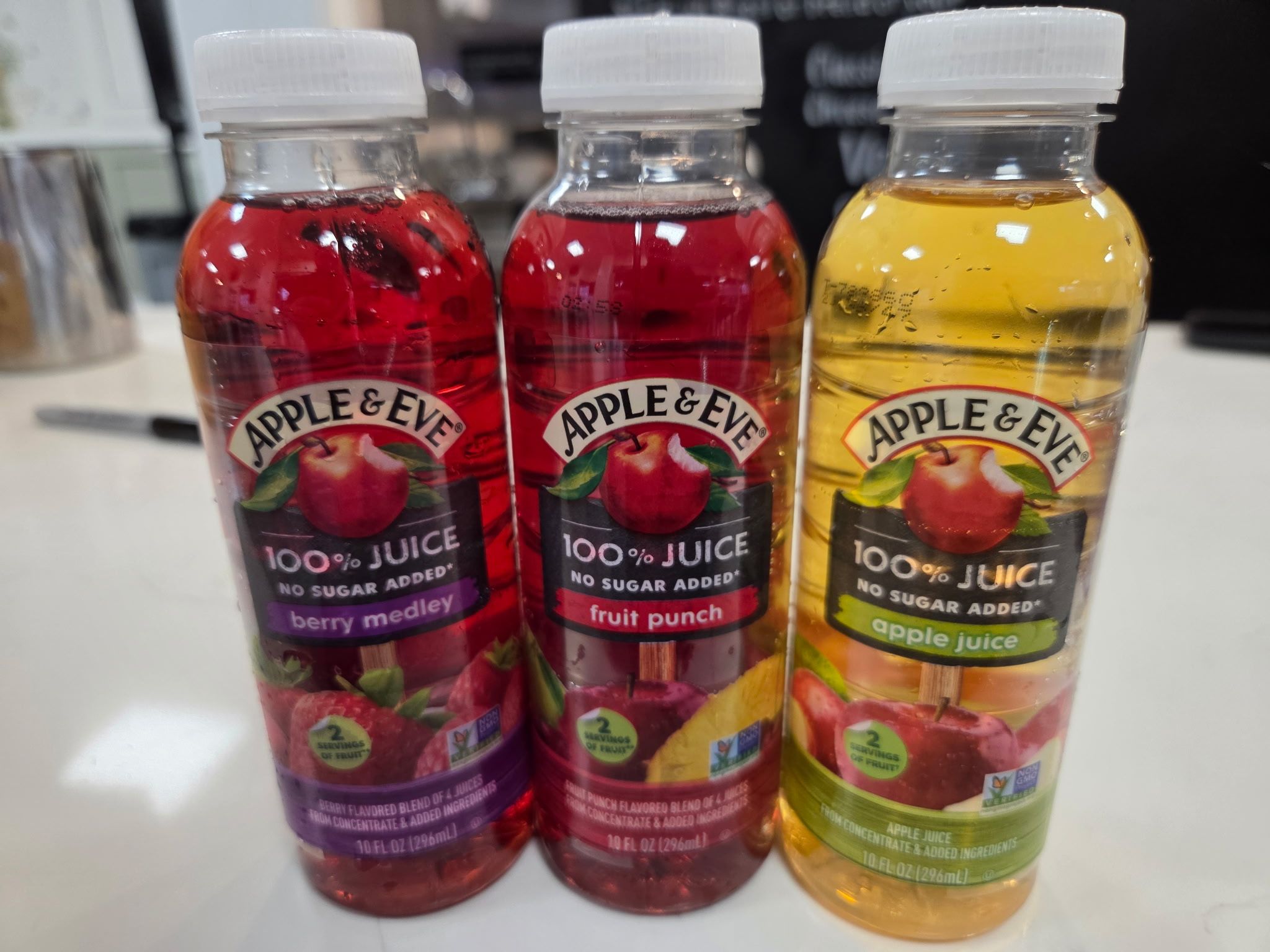 Apple & Eve Juice.