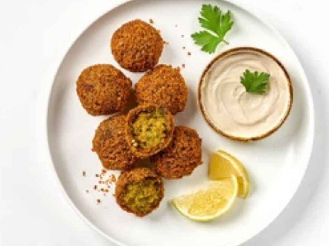 Falafel with Tahini Dip (5pcs).