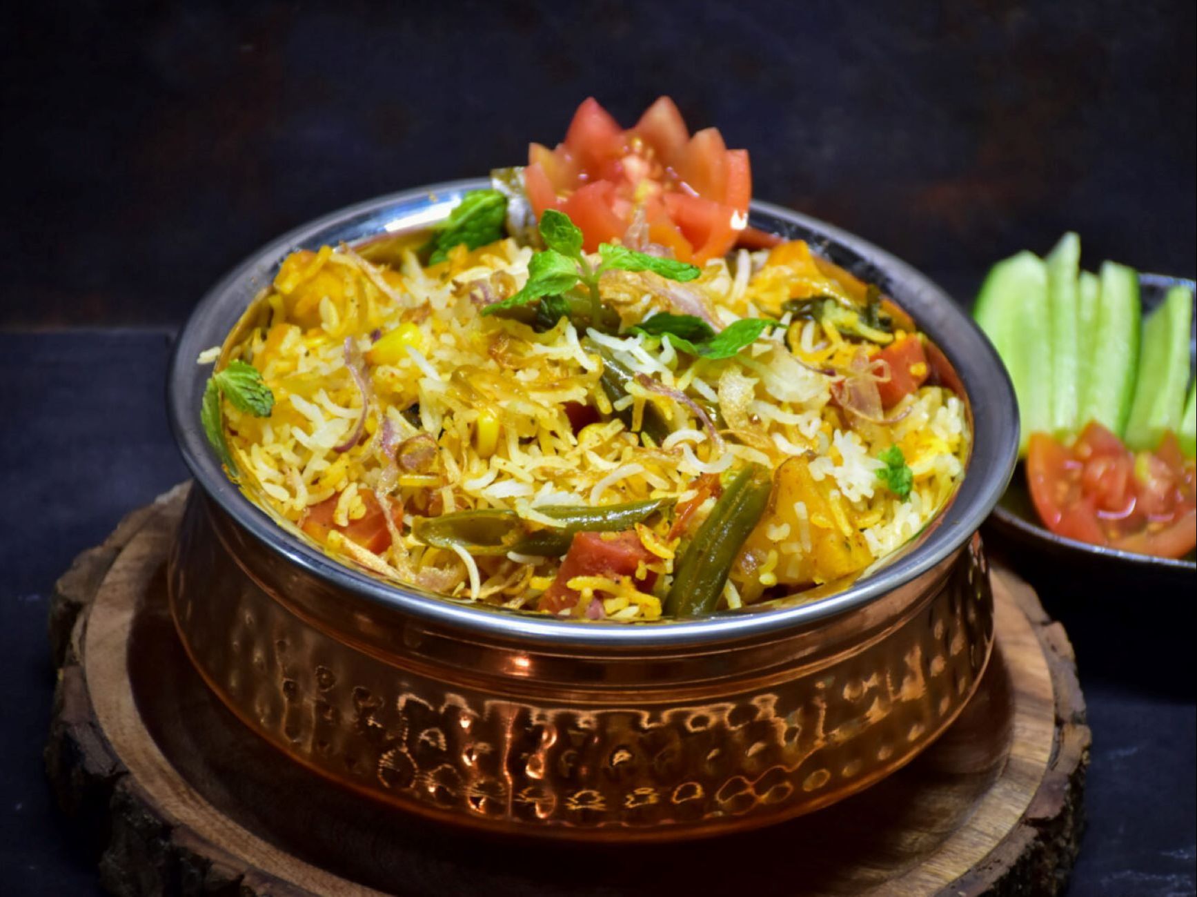 Vegetable Biryani.