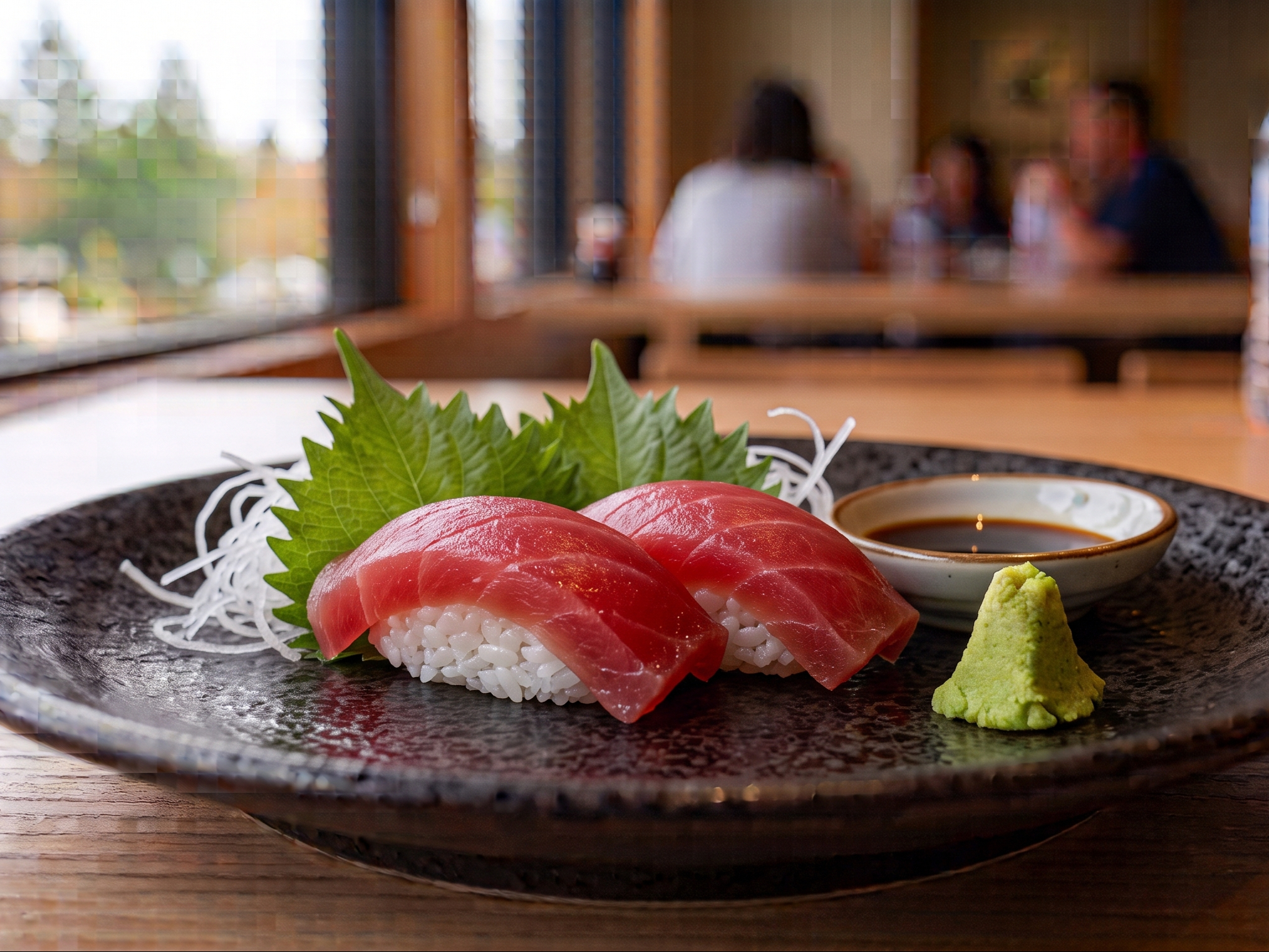 Yellowfin Tuna Sushi 2pc.