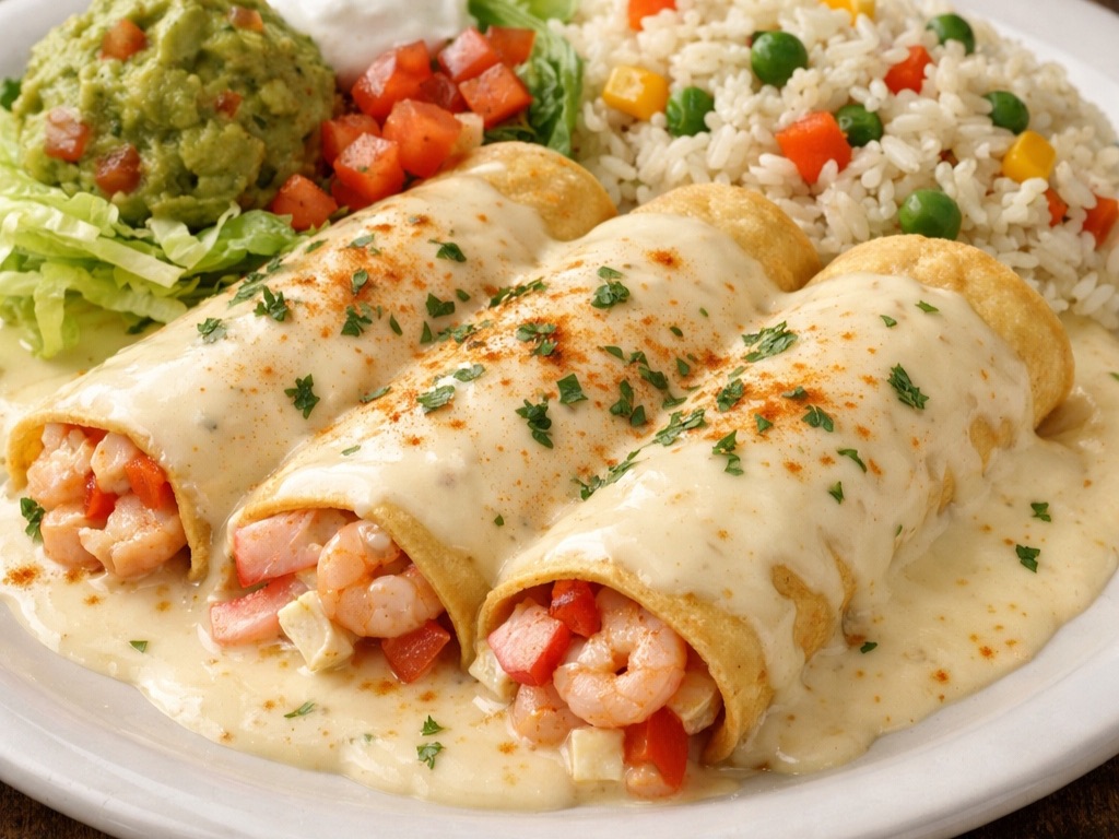 Mazatlan Enchiladas.