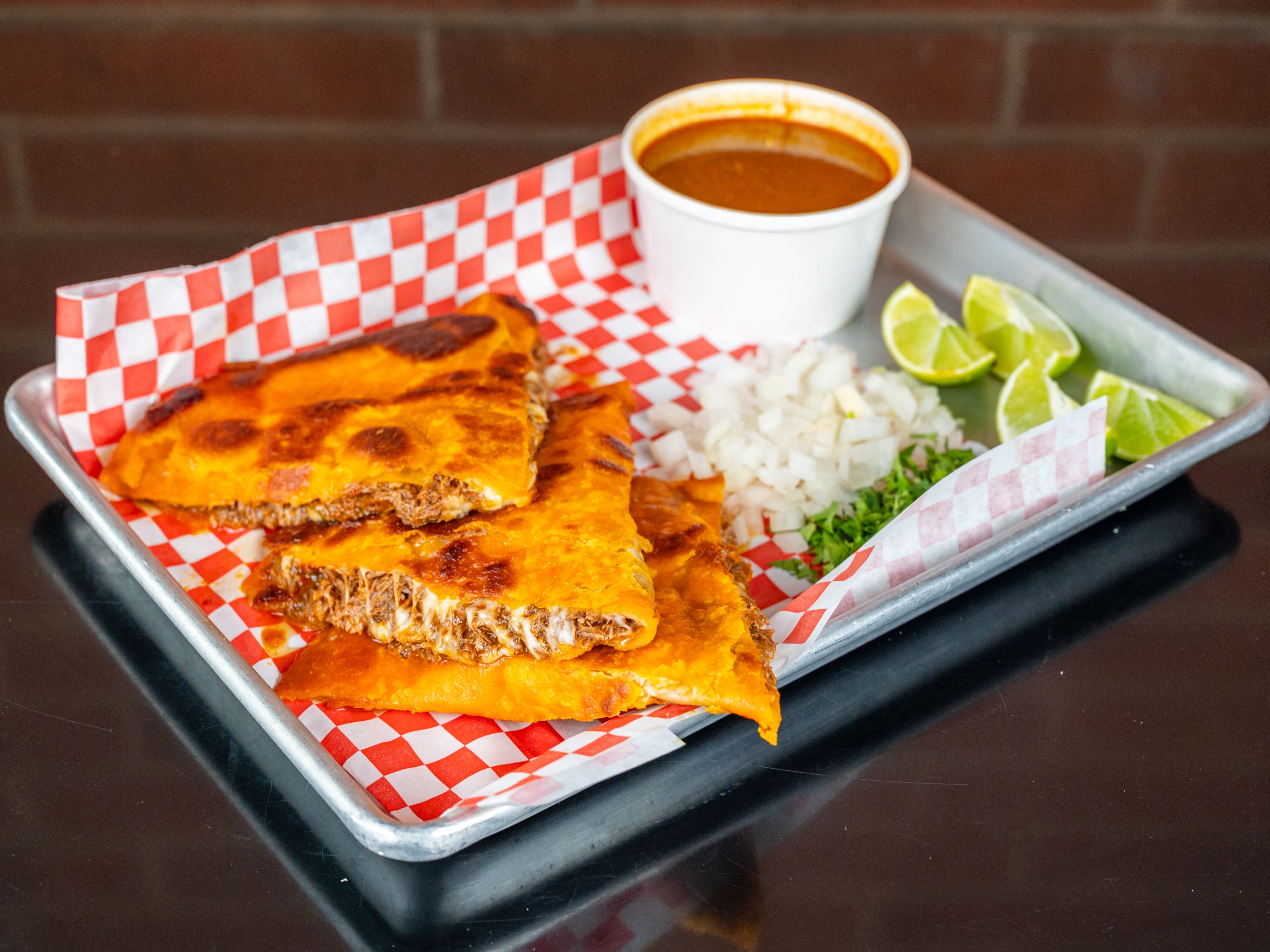Birria Quesadilla + Consome