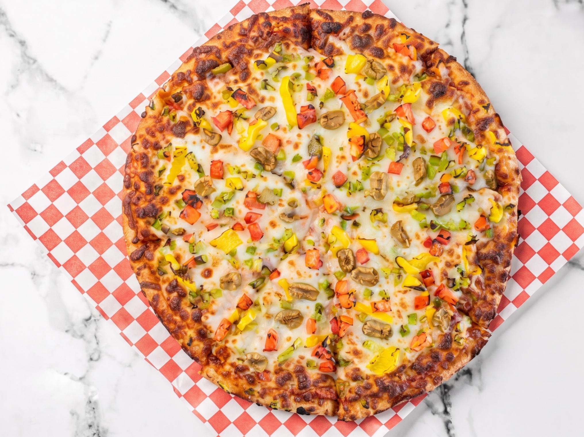 Veggie Garden Pizza.