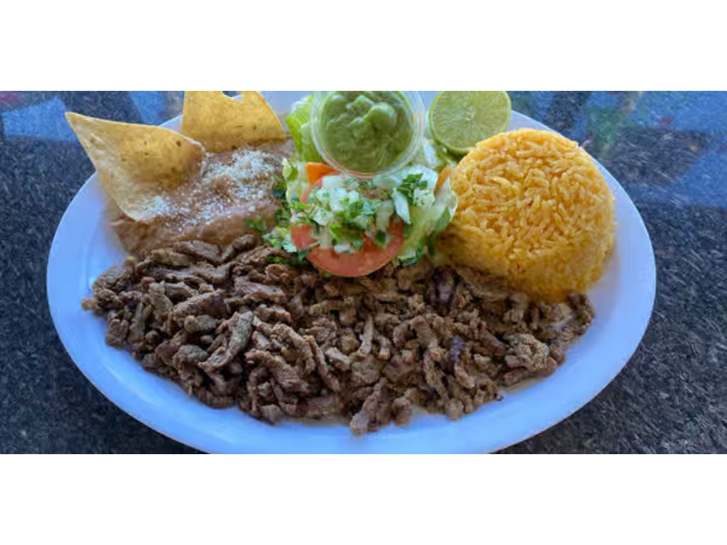 Carne Asada Plate.