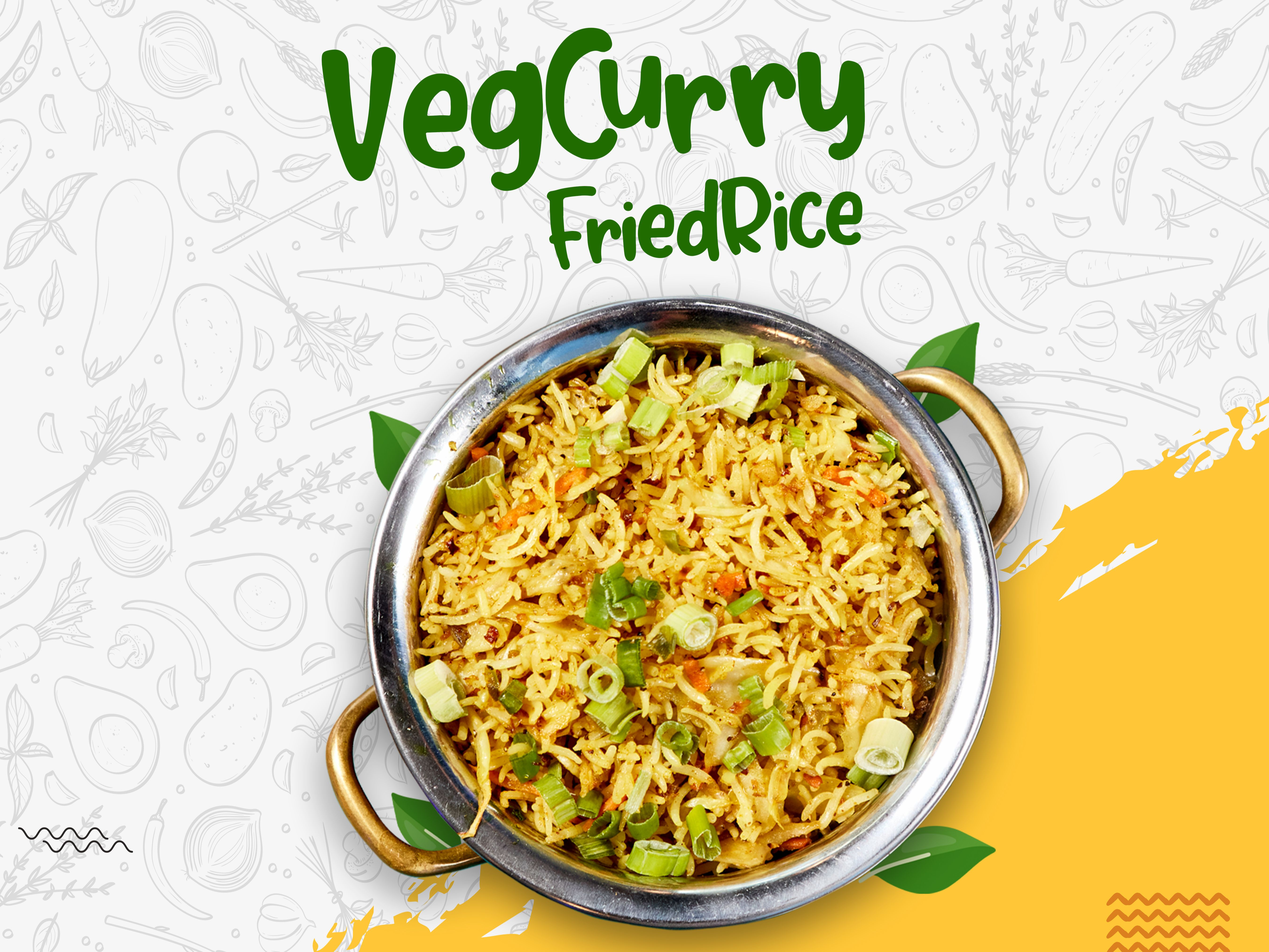 Veg Curry Fried rice