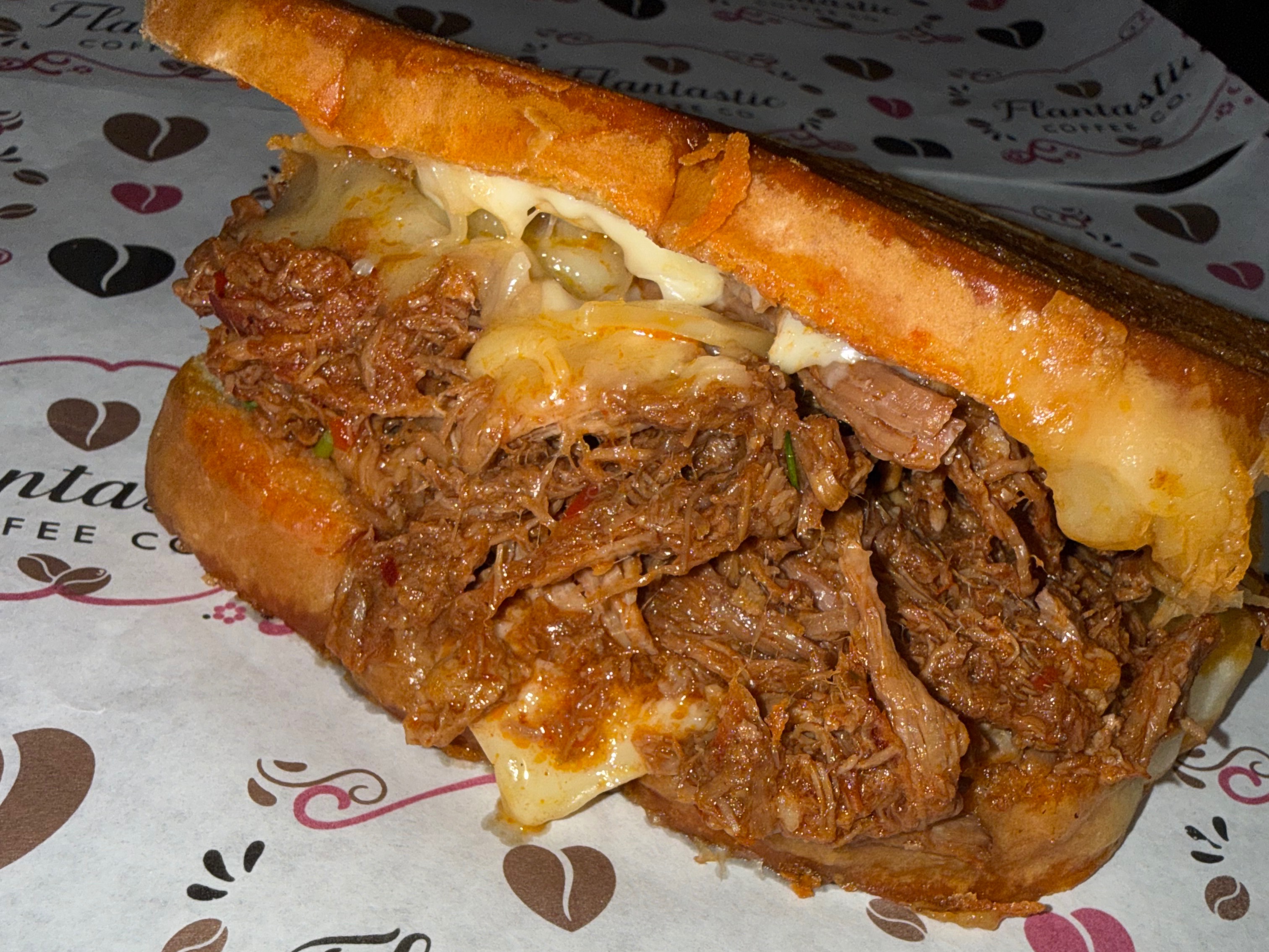 Birria Melt Sandwich w/ Consome
