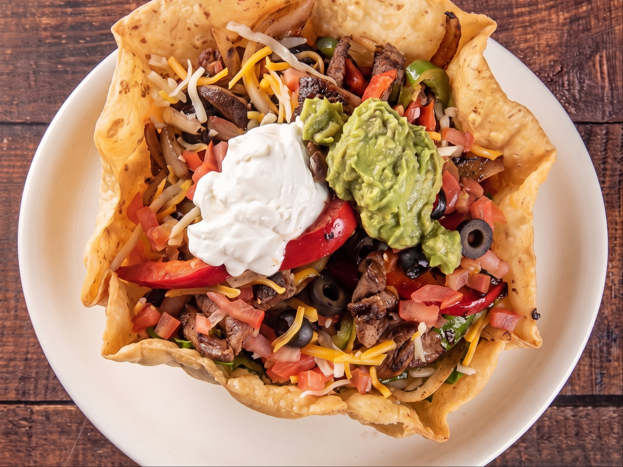 29- Chicken Fajita Salad.