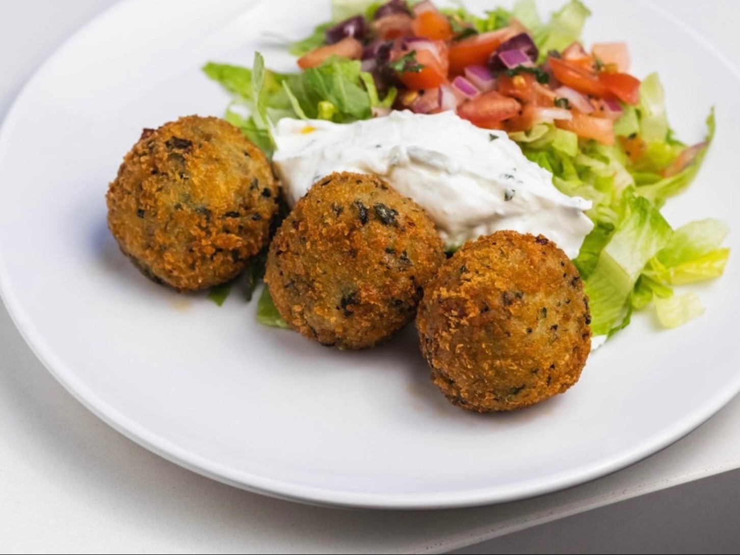 Zucchini Feta Fritters.
