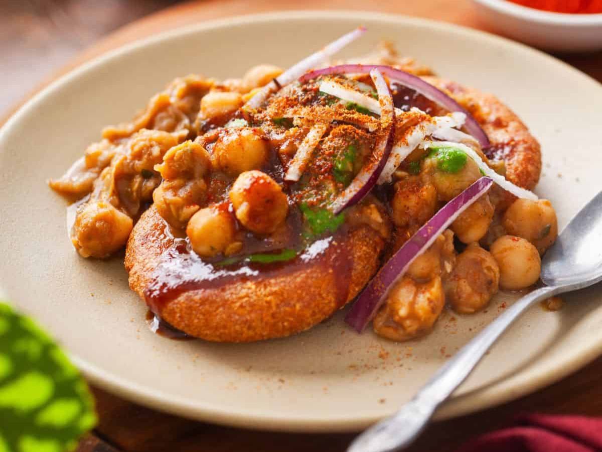 Aloo Tikki Chaat.
