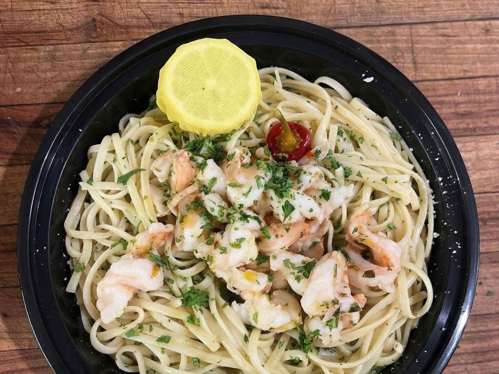 Shrimp Scampi-O