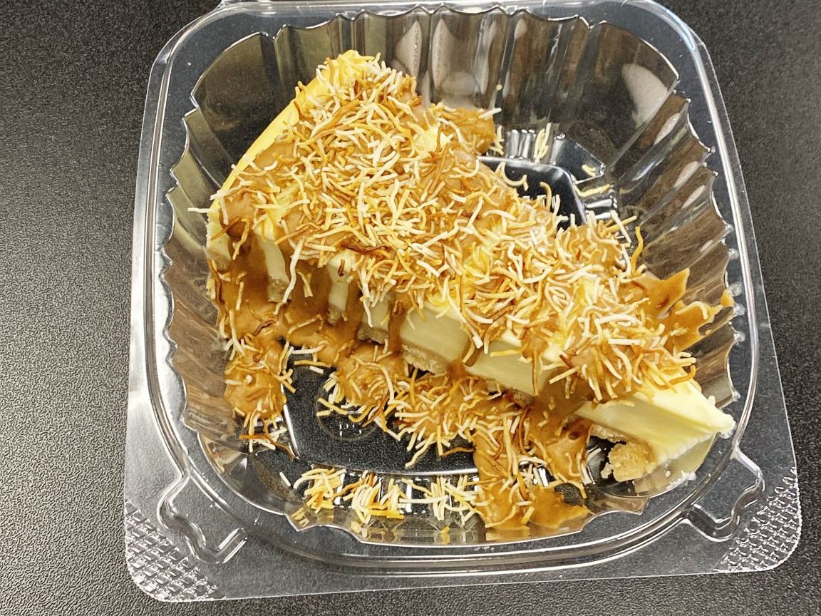 Biscoff New York cheesecake.