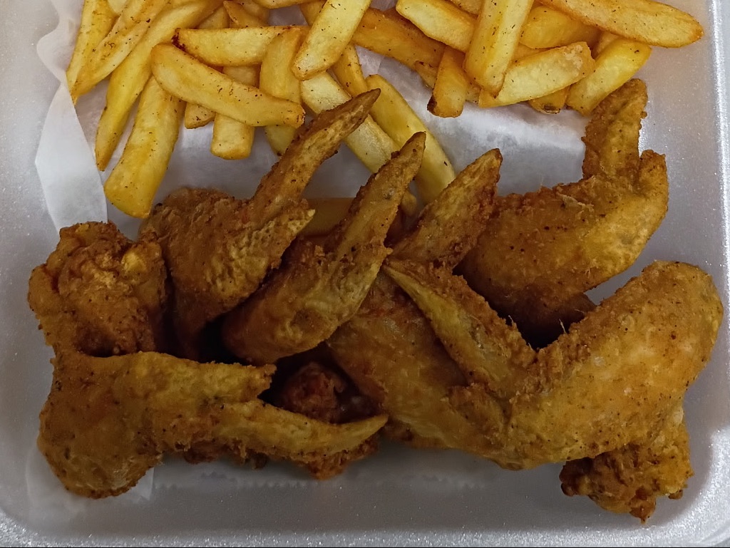 4 Whole Chicken Wings Dinner