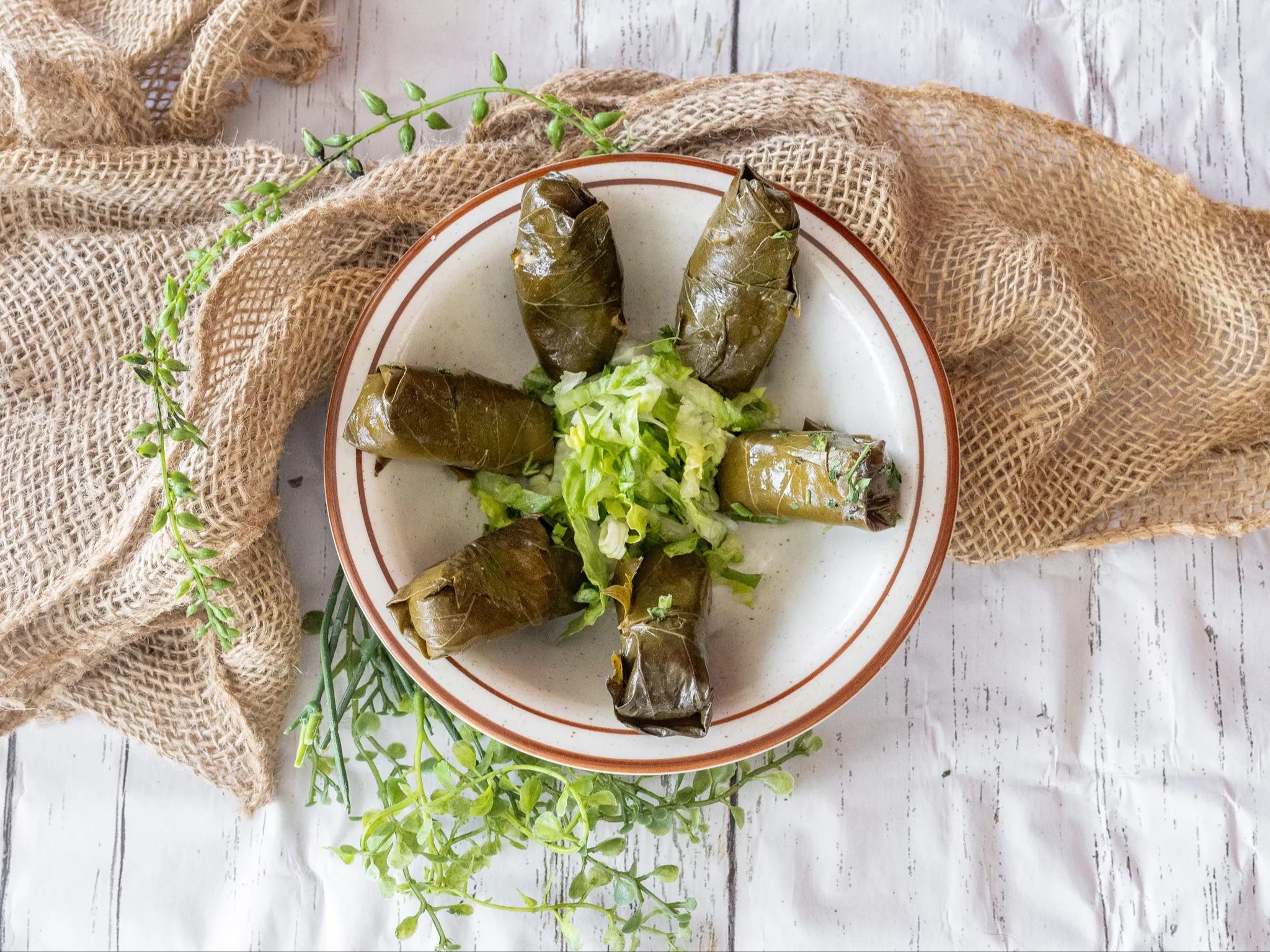 Grape Leaves (6 Pc.).
