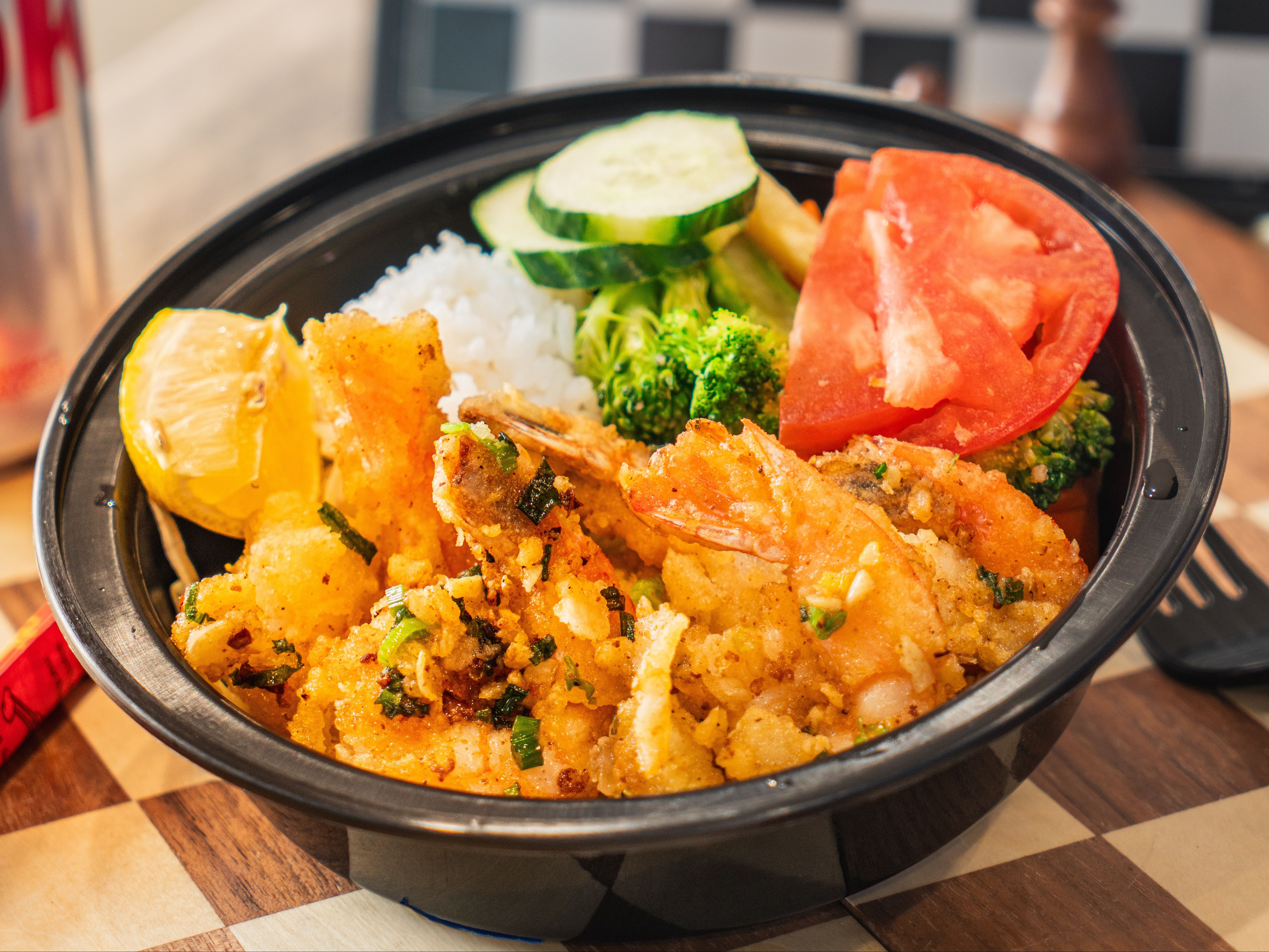 Garlic Shrimp Bowl
