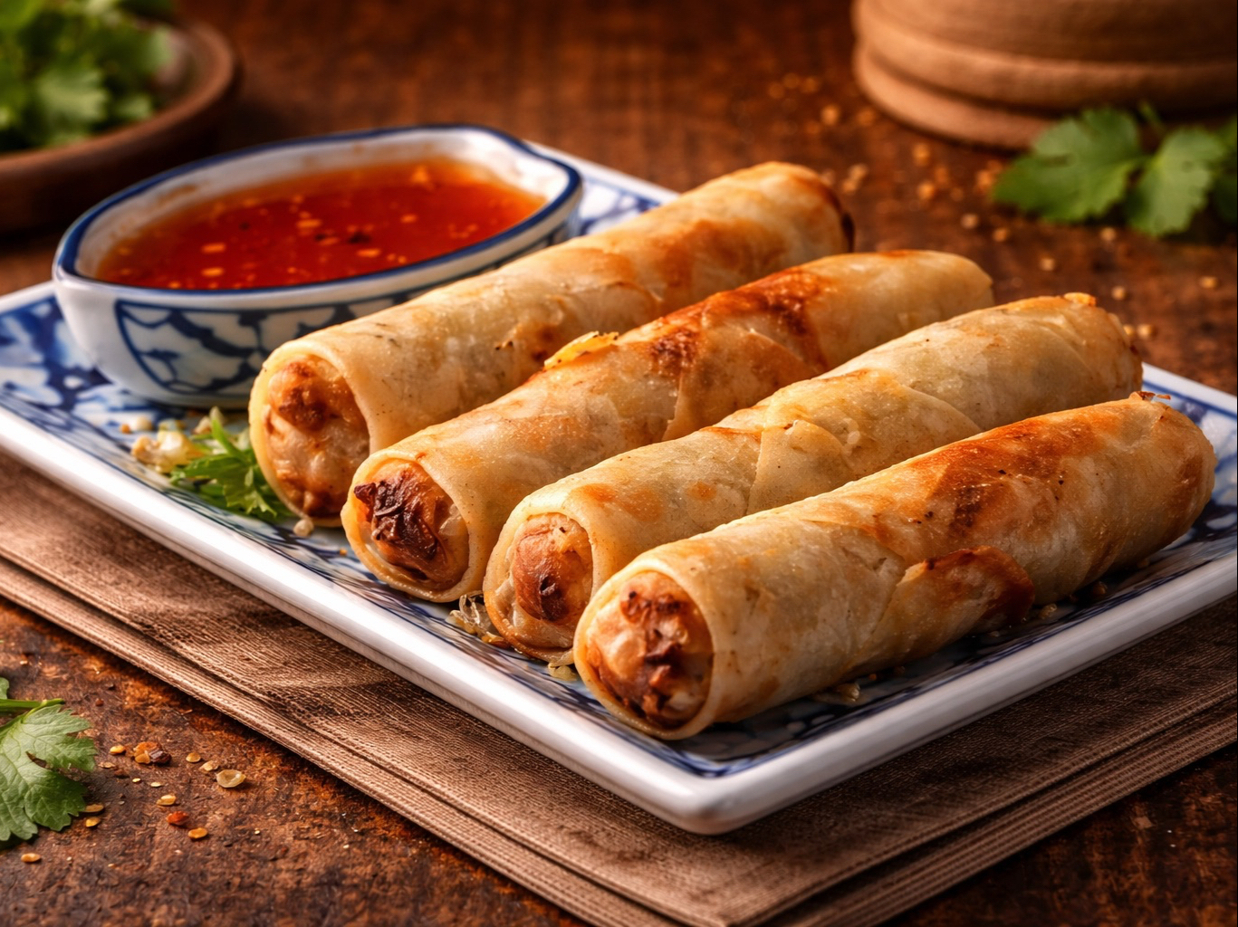 Egg Rolls- Vegetarian.