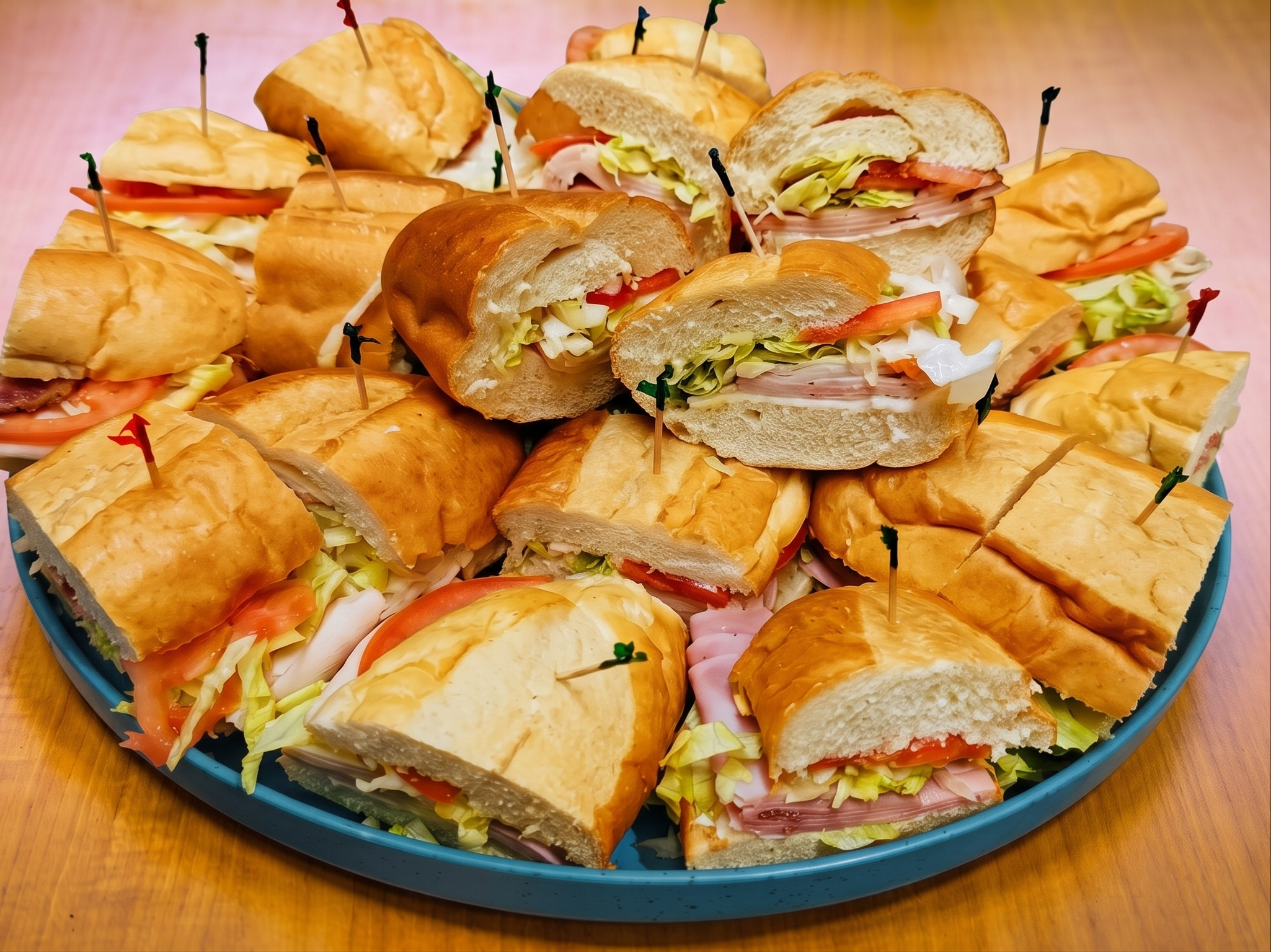 Standard Cold Sandwich Platter.
