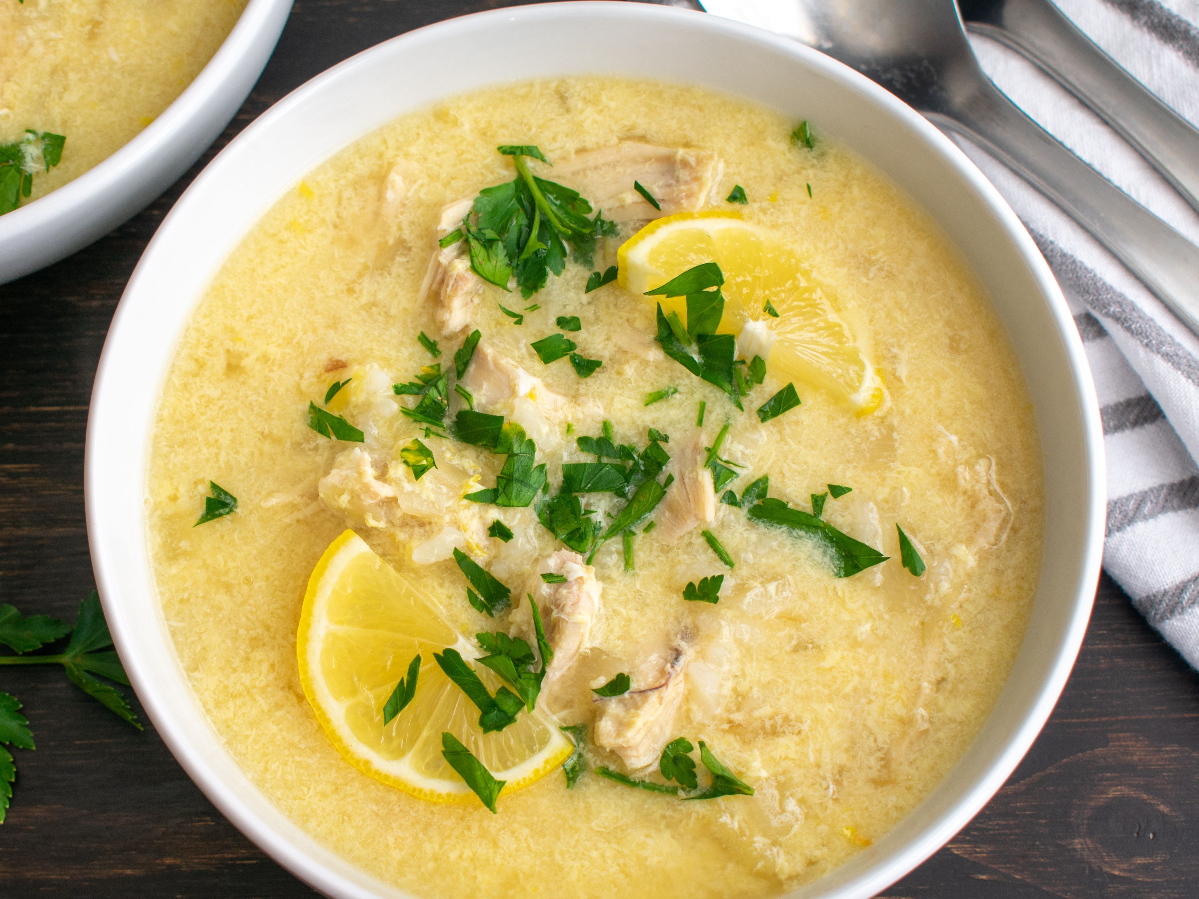 16 Ounce Chicken Soup With Orzo Pasta.