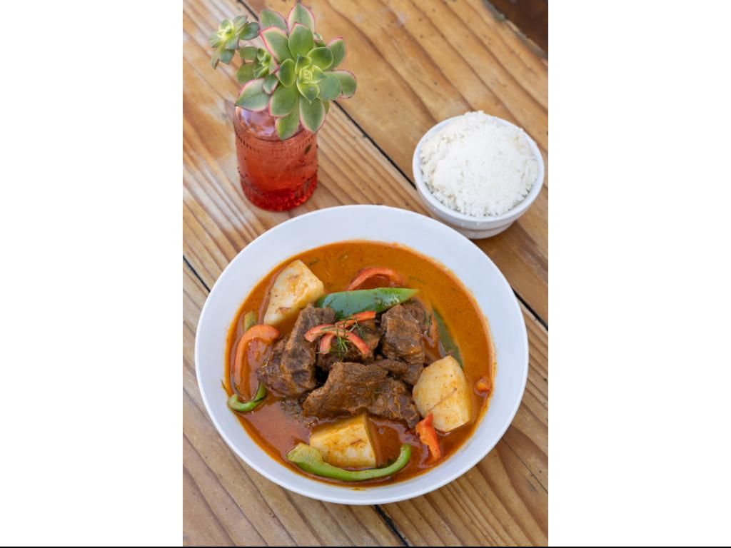 California Panang Beef Curry.