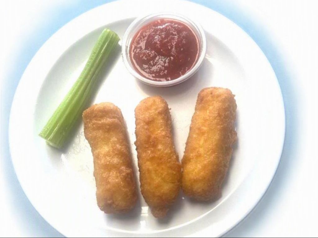 3 Mozzarella Cheese Sticks.