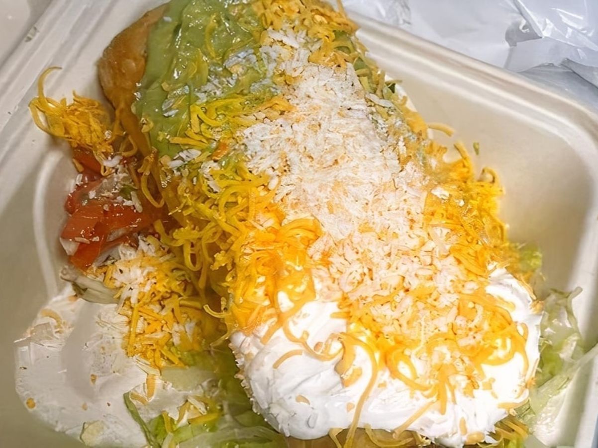 Shredded Beef Chimichanga