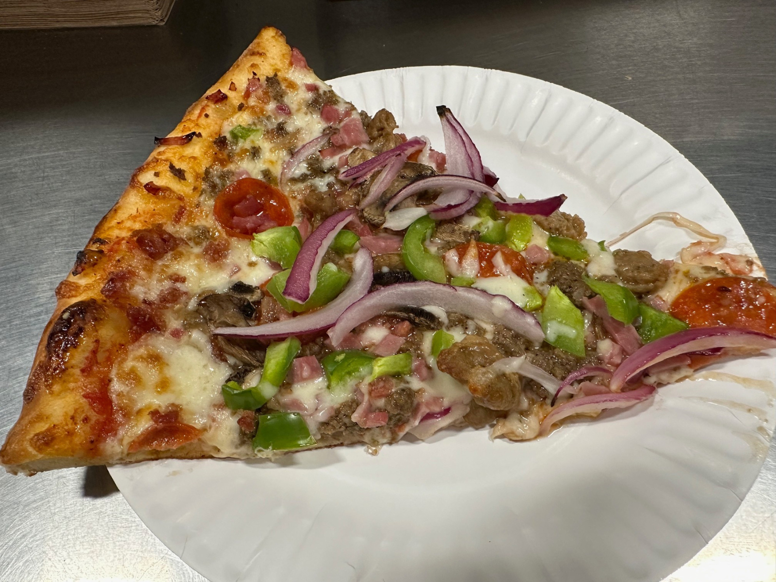 Pizza Slice: Works.