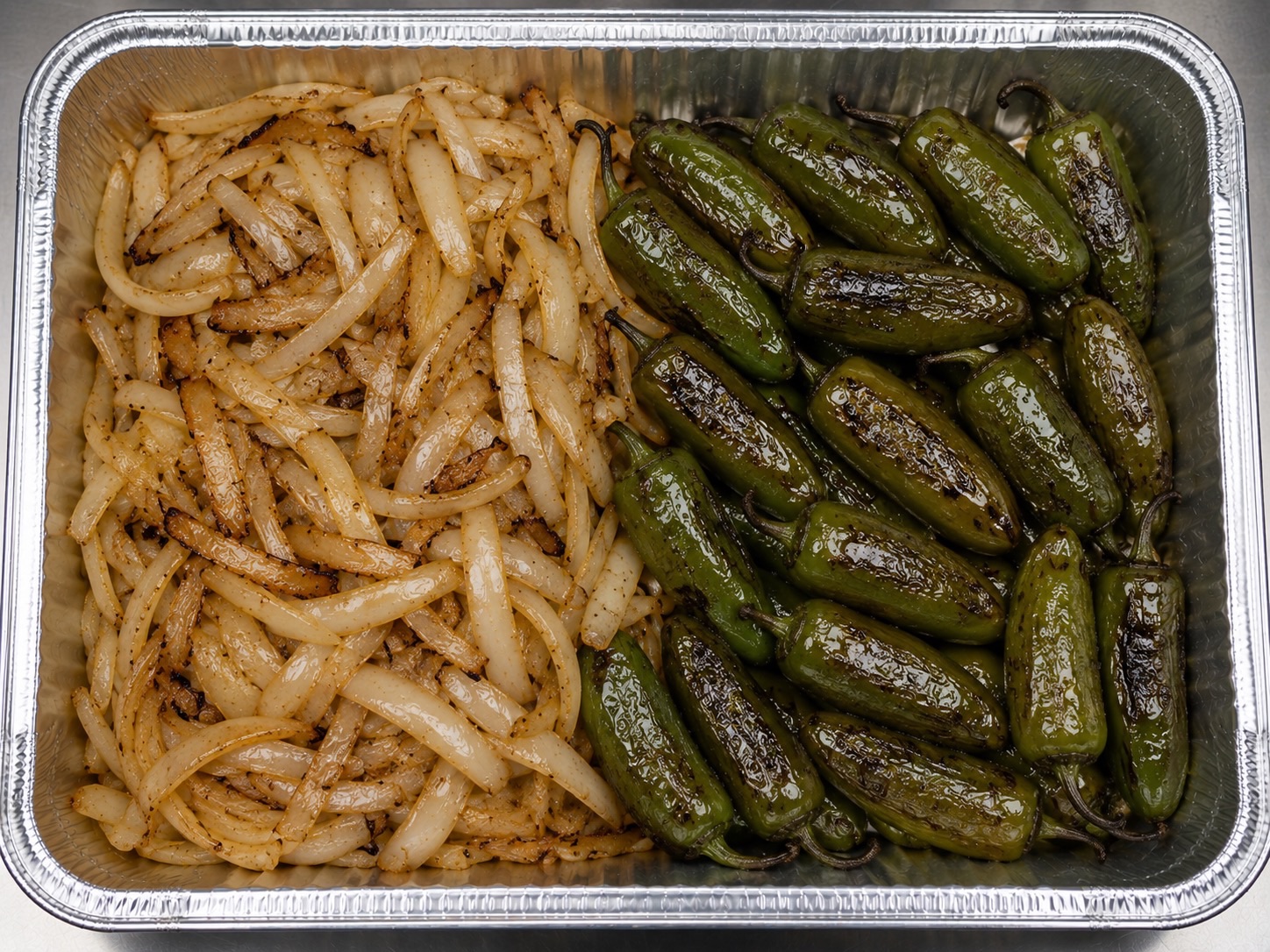 Grilled onions/Jalapenos (Catering).