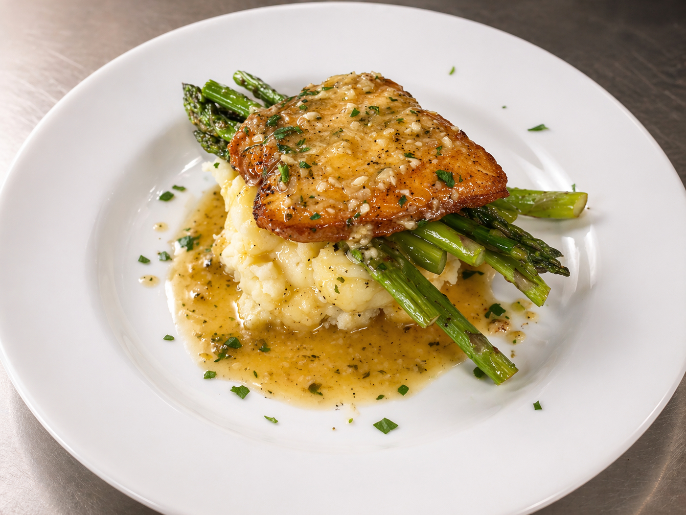 Seared Salmon.